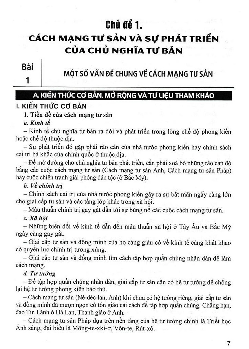 tư liệu dạy - học lịch sử 11 (dùng chung cho các bộ sgk hiện hành)