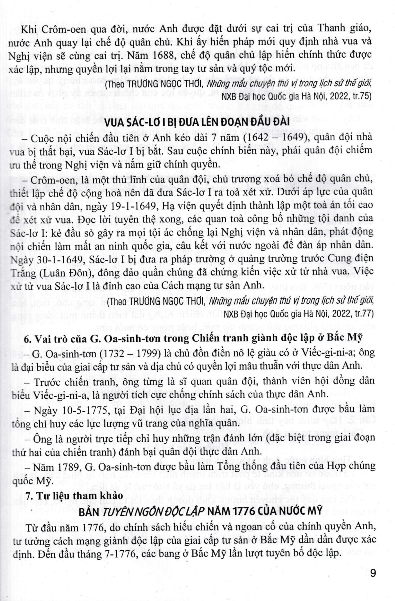 tư liệu dạy-học lịch sử 8 (dùng chung cho các bộ sgk hiện hành)
