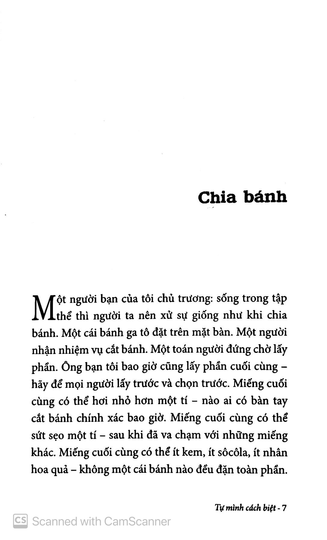 tự mình cách biệt (tái bản 2019)