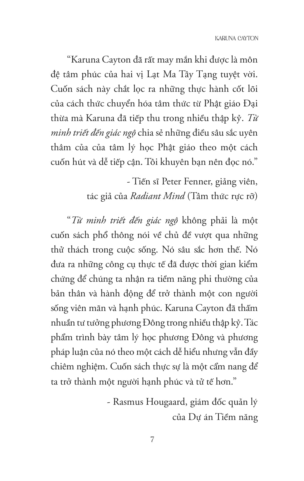 Tu Minh Triet Den Giac Ngo