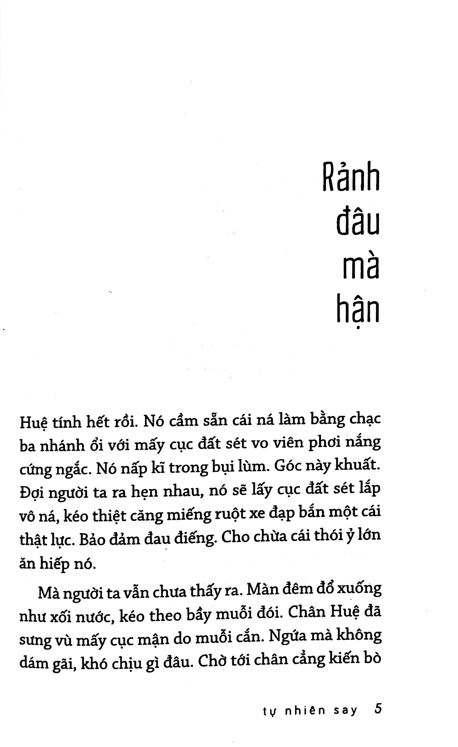 tự nhiên say - văn học tuổi 20