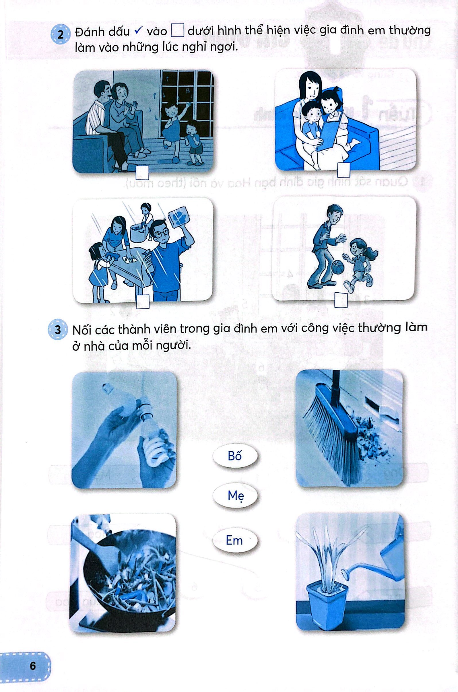 tự nhiên và xã hội 1 (kết nối) (dành cho buổi học thứ hai)