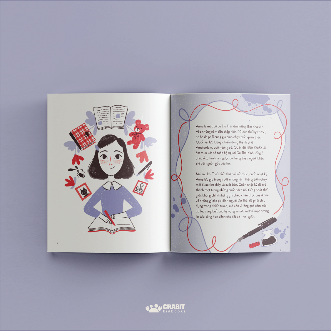 từ nhỏ bé đến phi thường - anne frank - bìa cứng