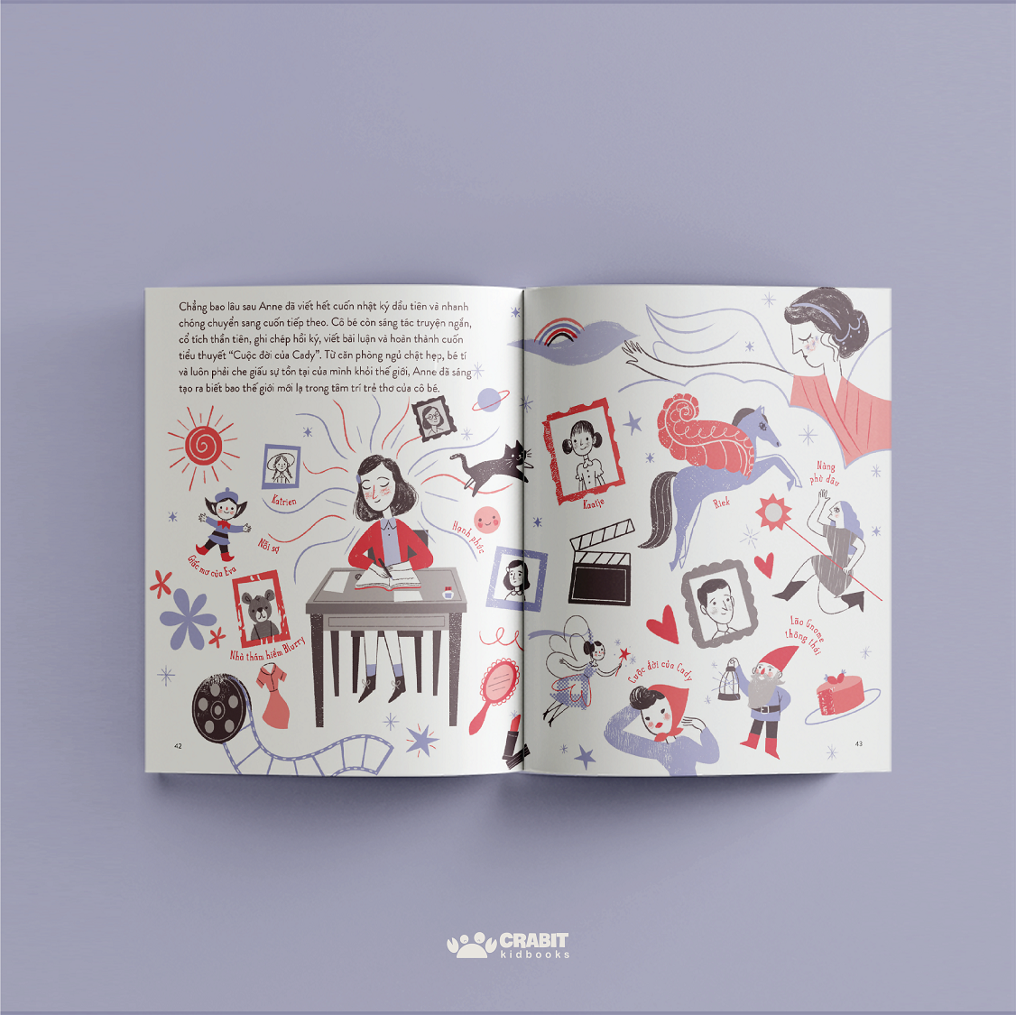 từ nhỏ bé đến phi thường - anne frank - bìa cứng