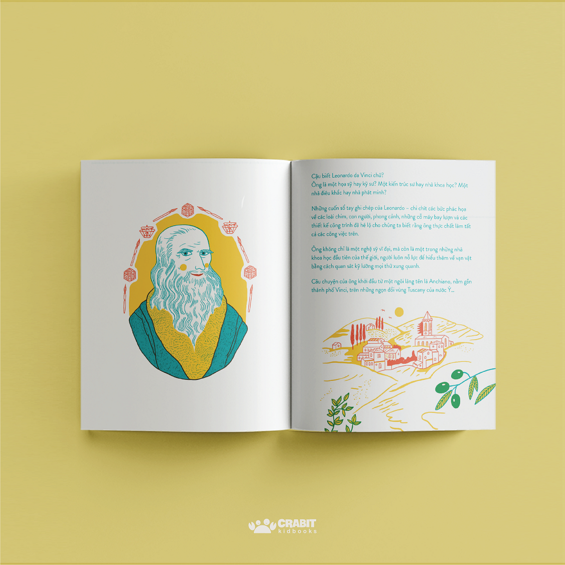 từ nhỏ bé đến phi thường - leonardo da vinci - bìa cứng