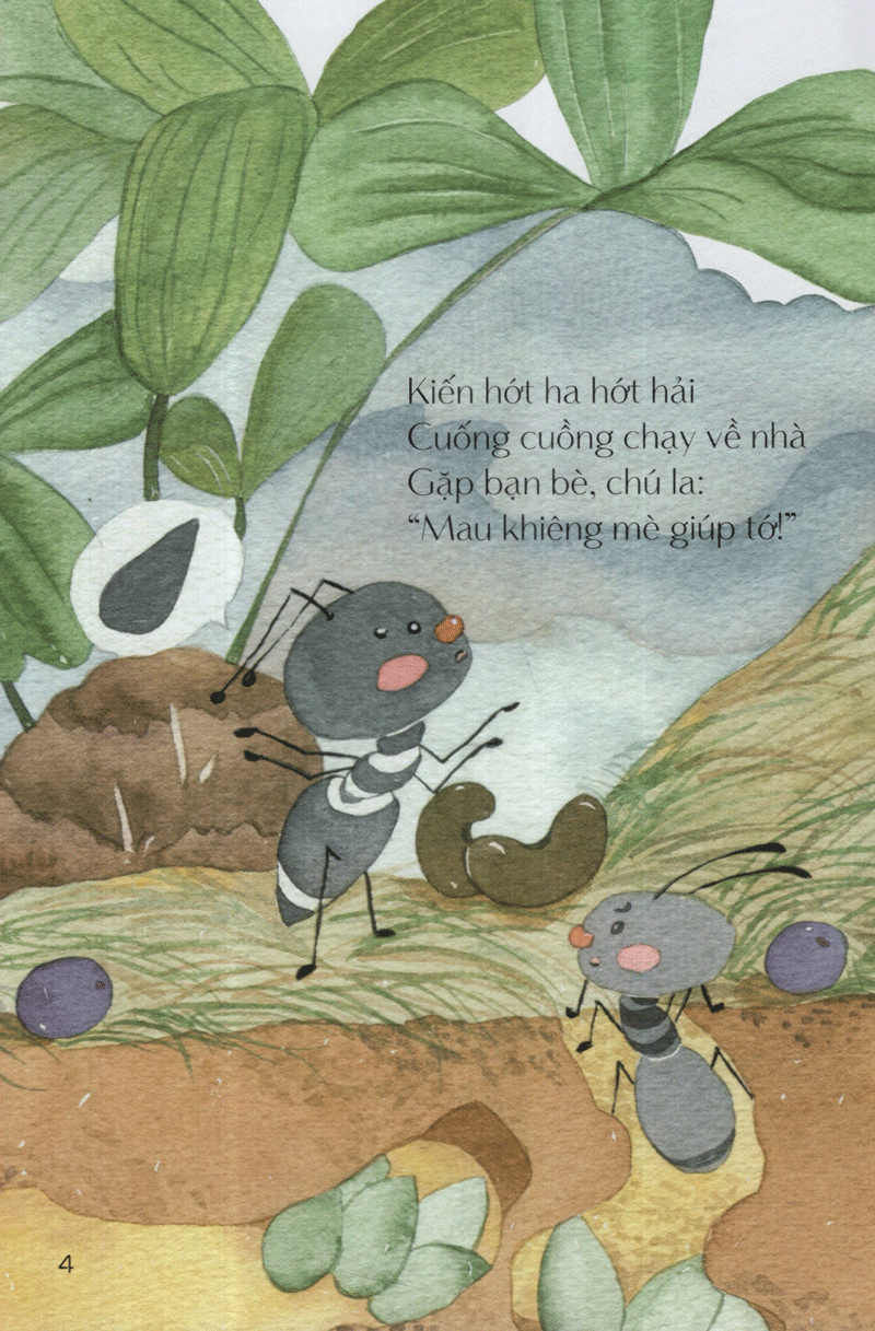 từ những hạt mầm - kiến đen tìm mè (tái bản 2019)