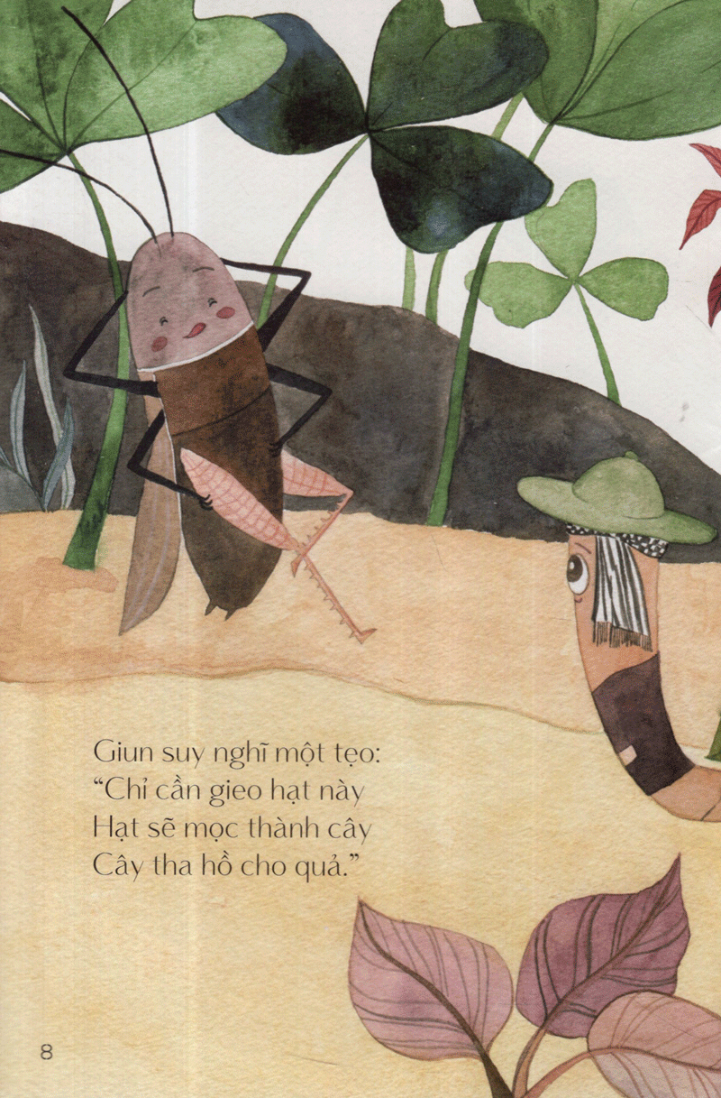 từ những hạt mầm - vườn đậu của giun (tái bản 2019)