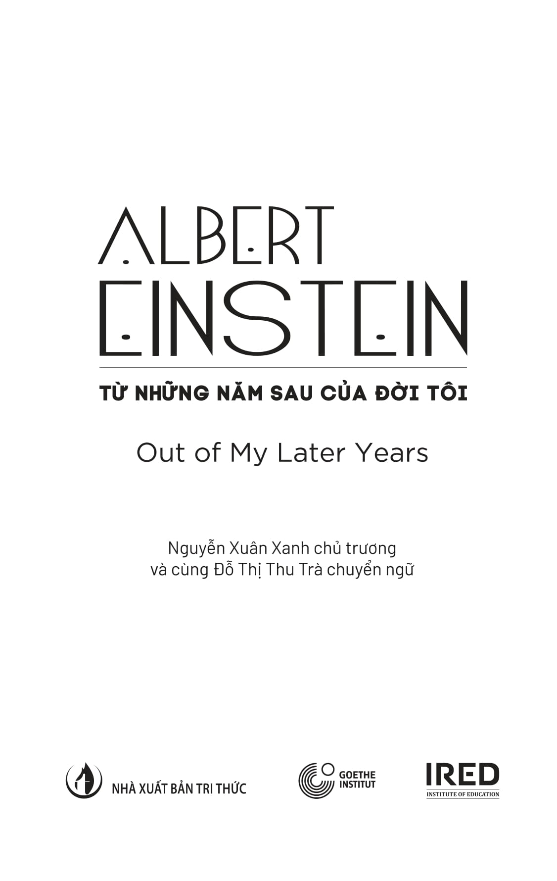 Tu Nhung Nam Sau Cua Doi Toi - Out Of My Later Years - Bia Cung