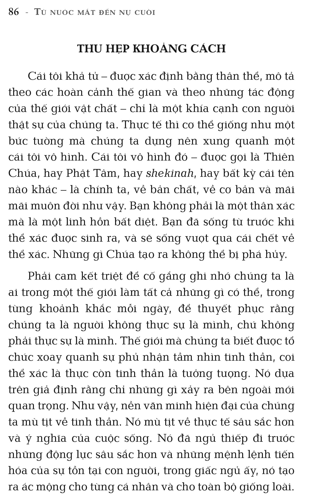 từ nước mắt đến nụ cười - tears to triumph