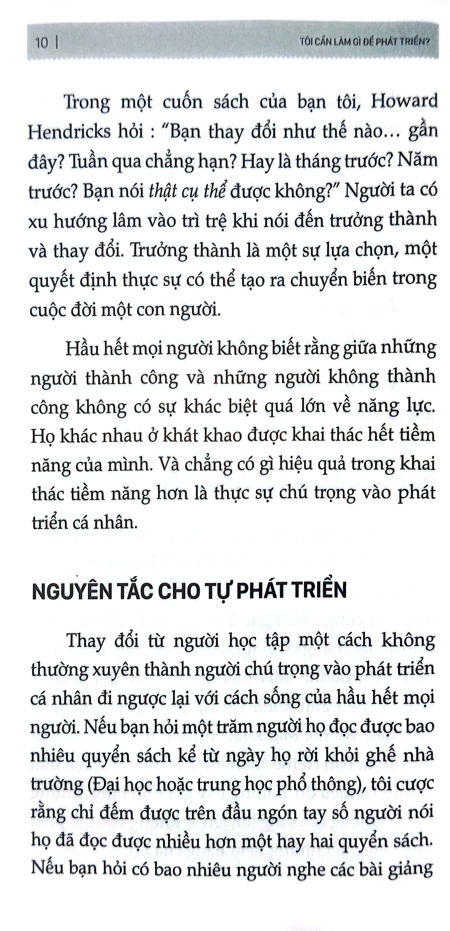 tự phát triển 101 - những điều lãnh đạo cần biết (tái bản)