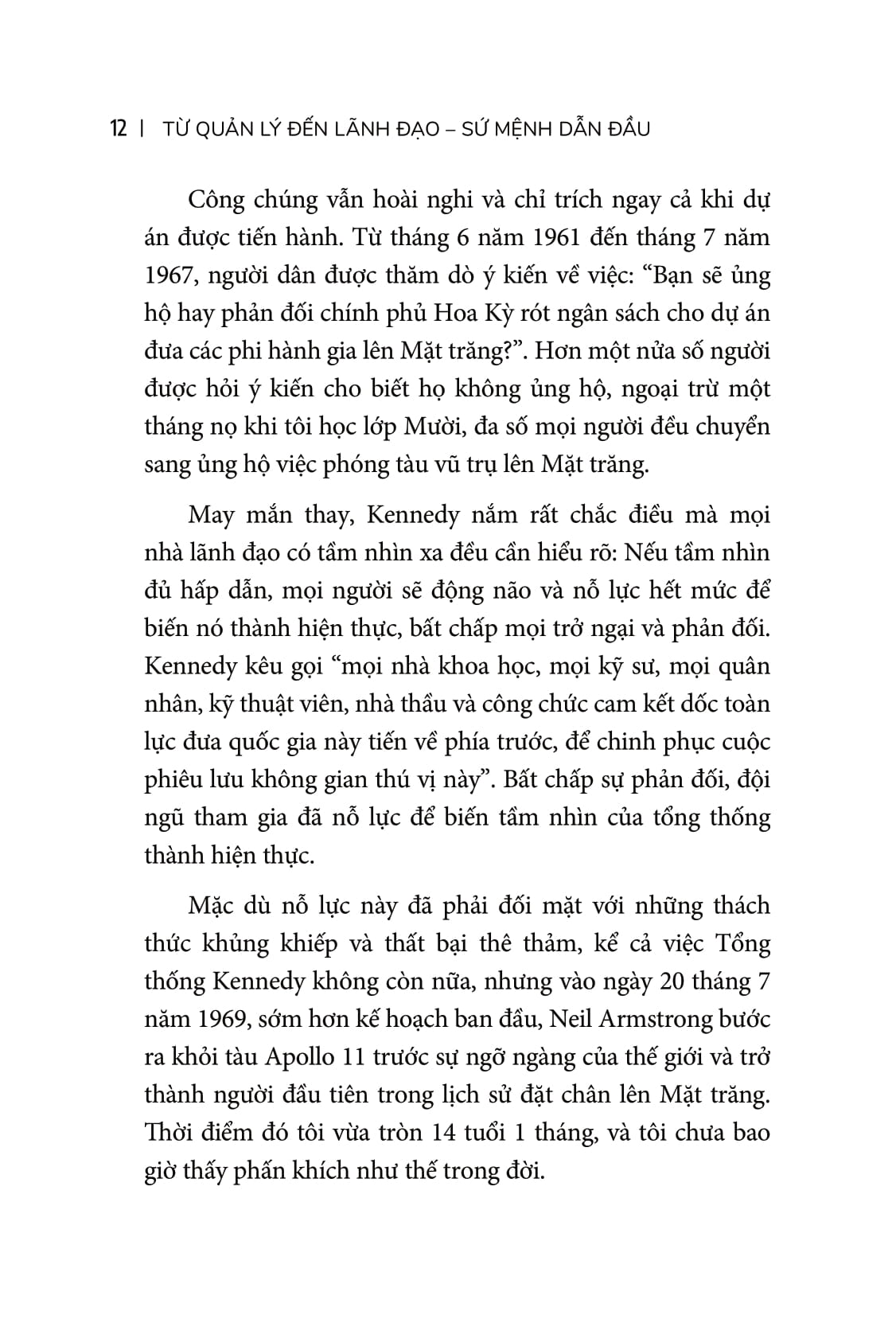 từ quản lý đến lãnh đạo - sứ mệnh dẫn đầu