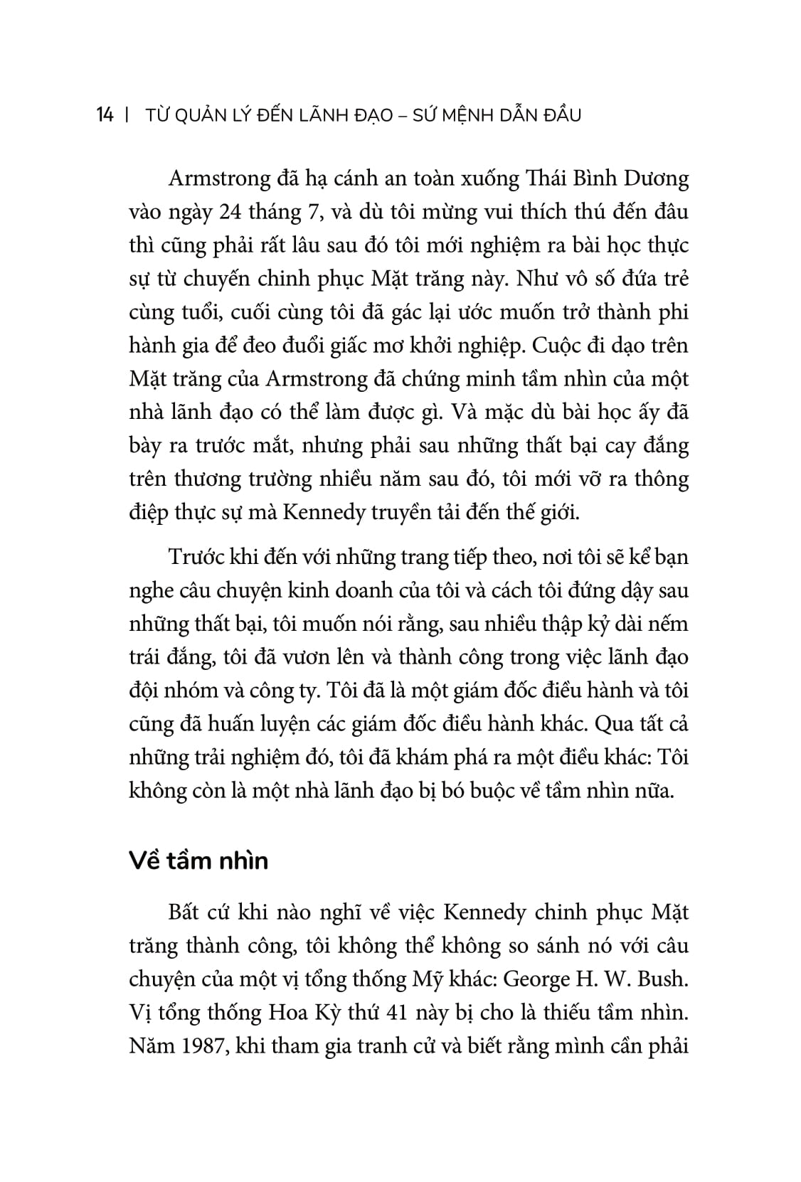 từ quản lý đến lãnh đạo - sứ mệnh dẫn đầu