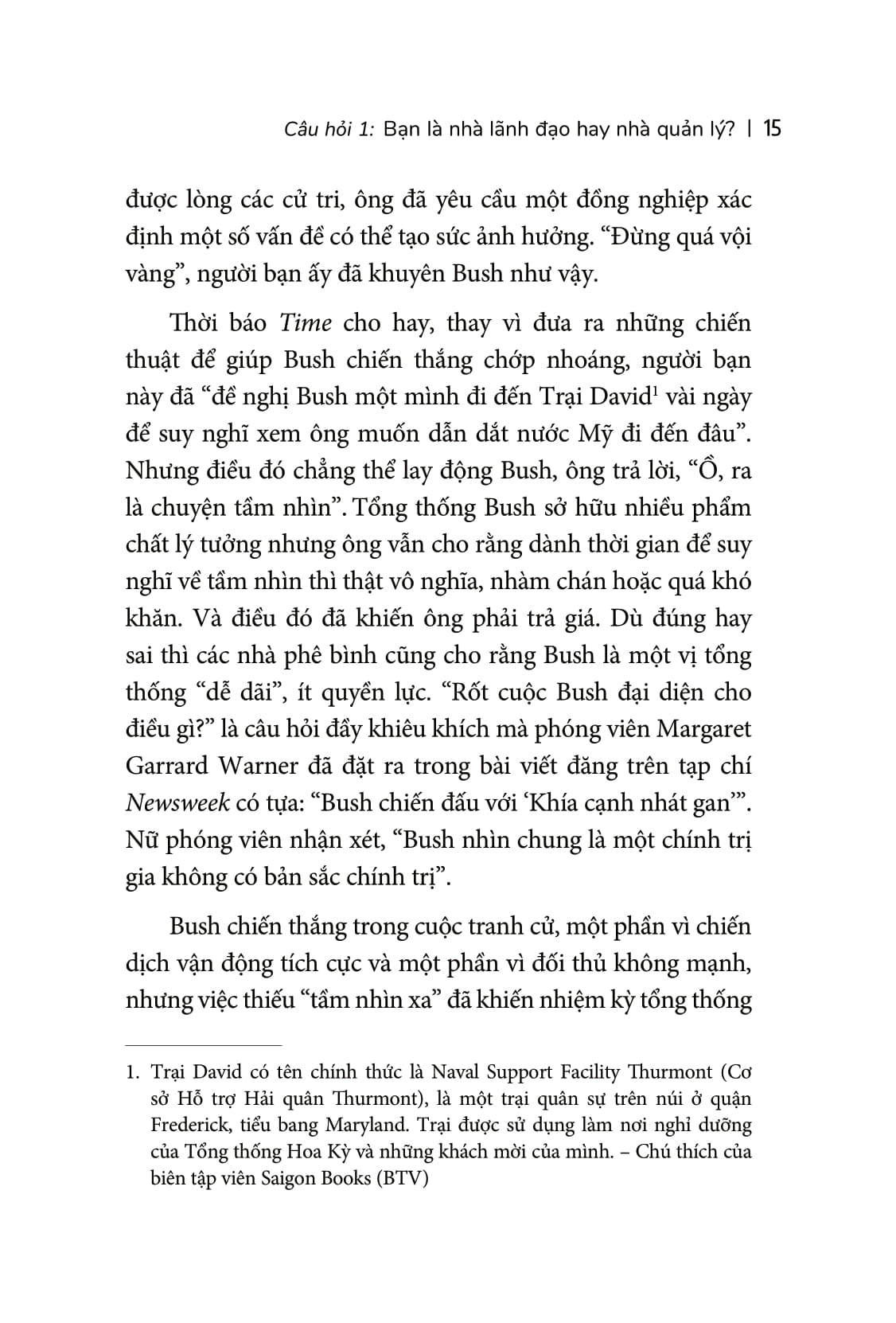 từ quản lý đến lãnh đạo - sứ mệnh dẫn đầu