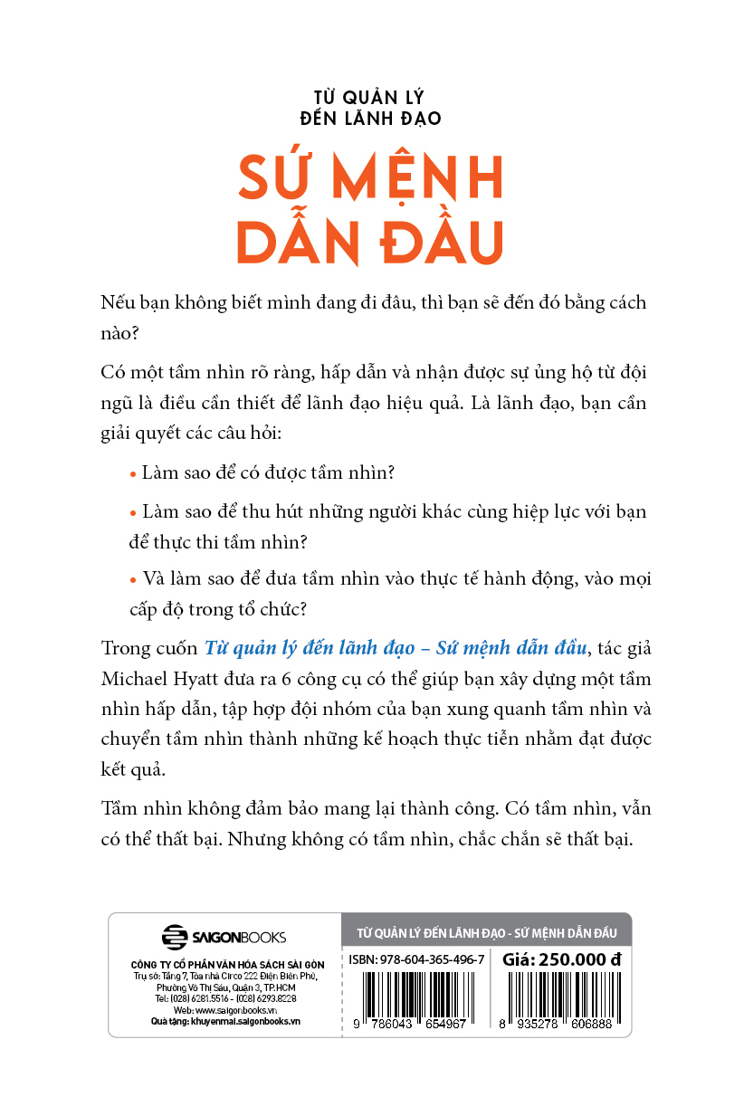 từ quản lý đến lãnh đạo - sứ mệnh dẫn đầu