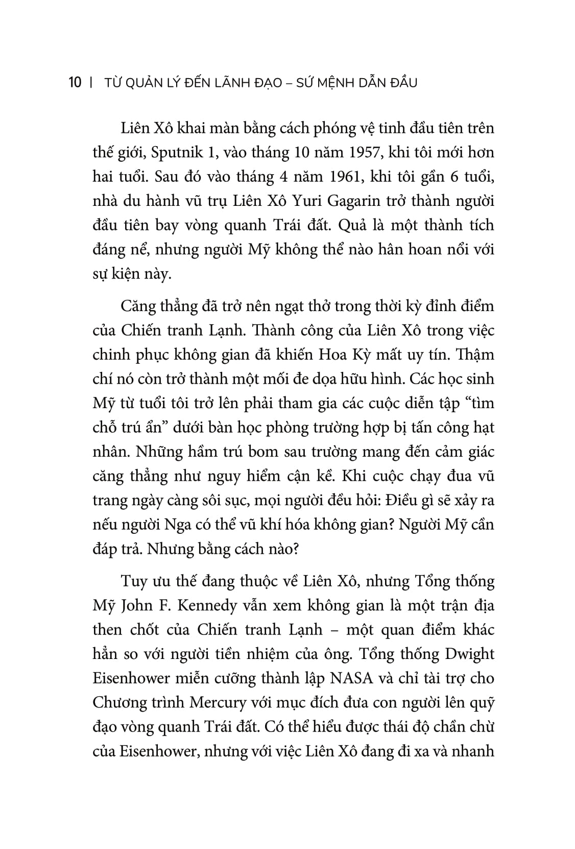 từ quản lý đến lãnh đạo - sứ mệnh dẫn đầu