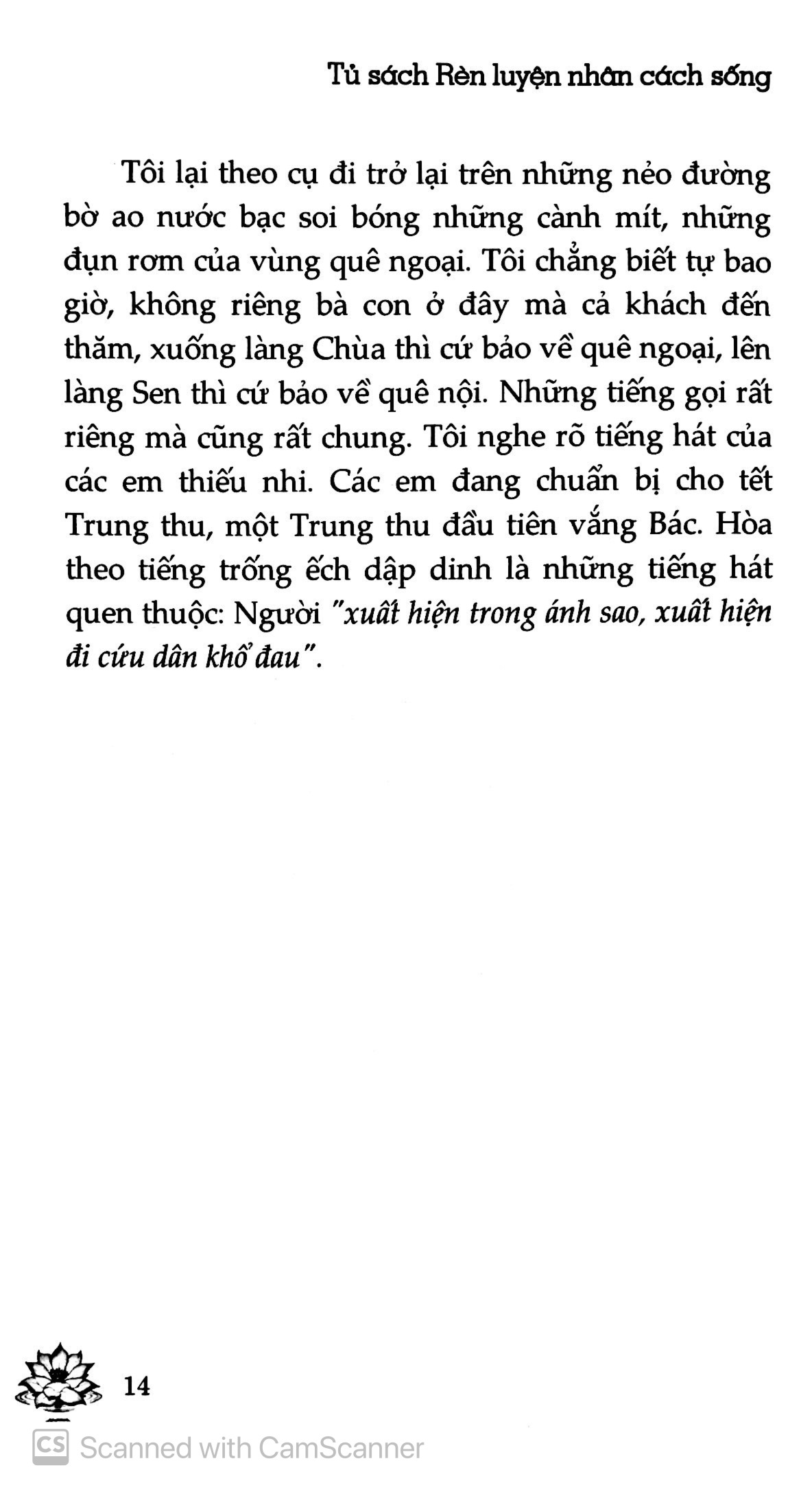 tủ sách bác hồ - chuyện kể từ làng sen
