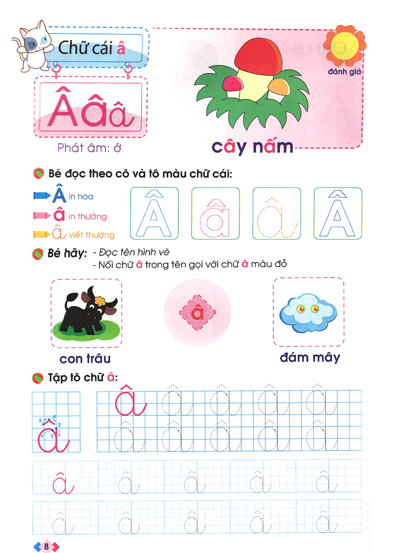 tủ sách bé vào lớp 1 - bé chuẩn bị học đọc và học viết