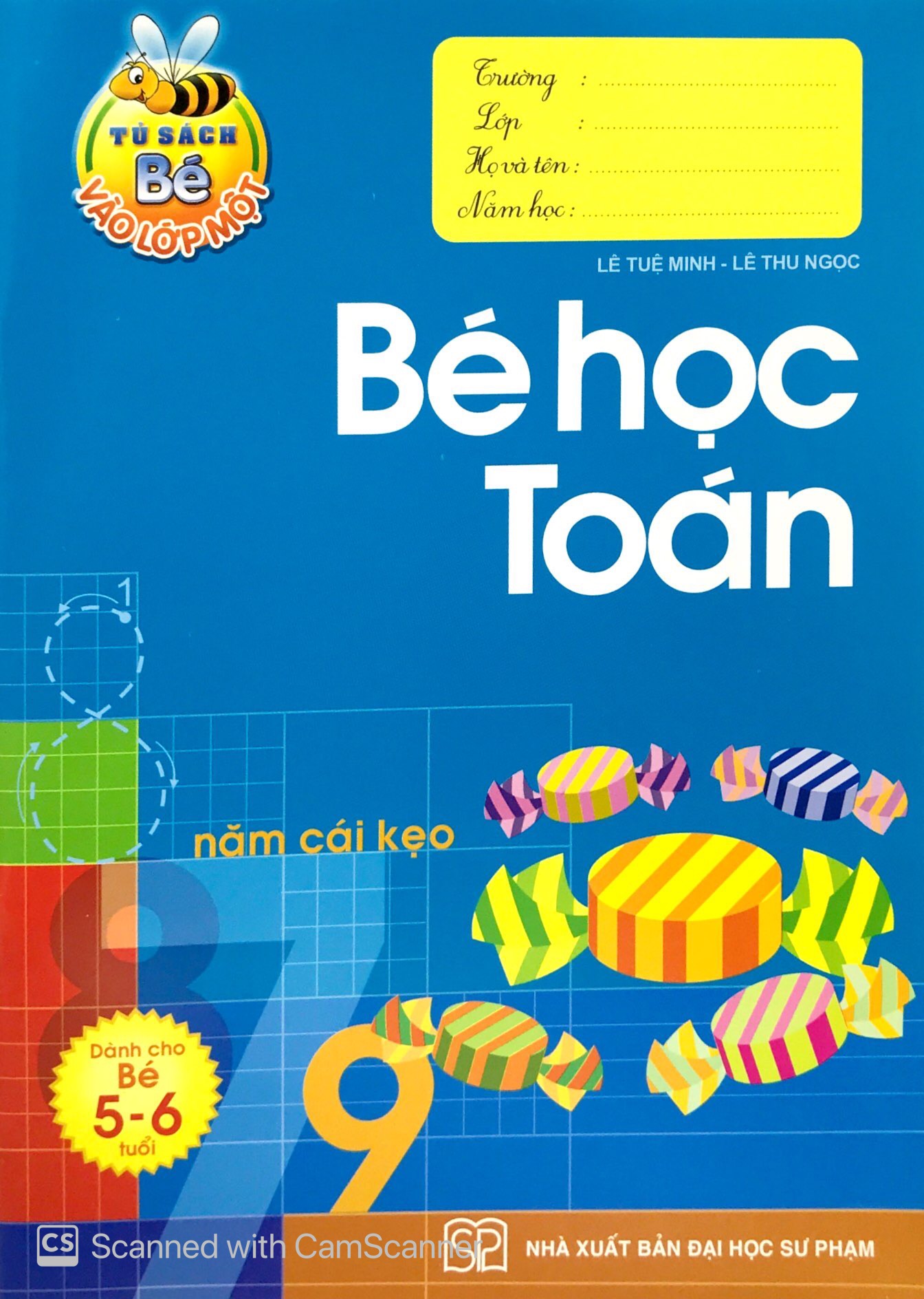tủ sách bé vào lớp 1 - bé học toán