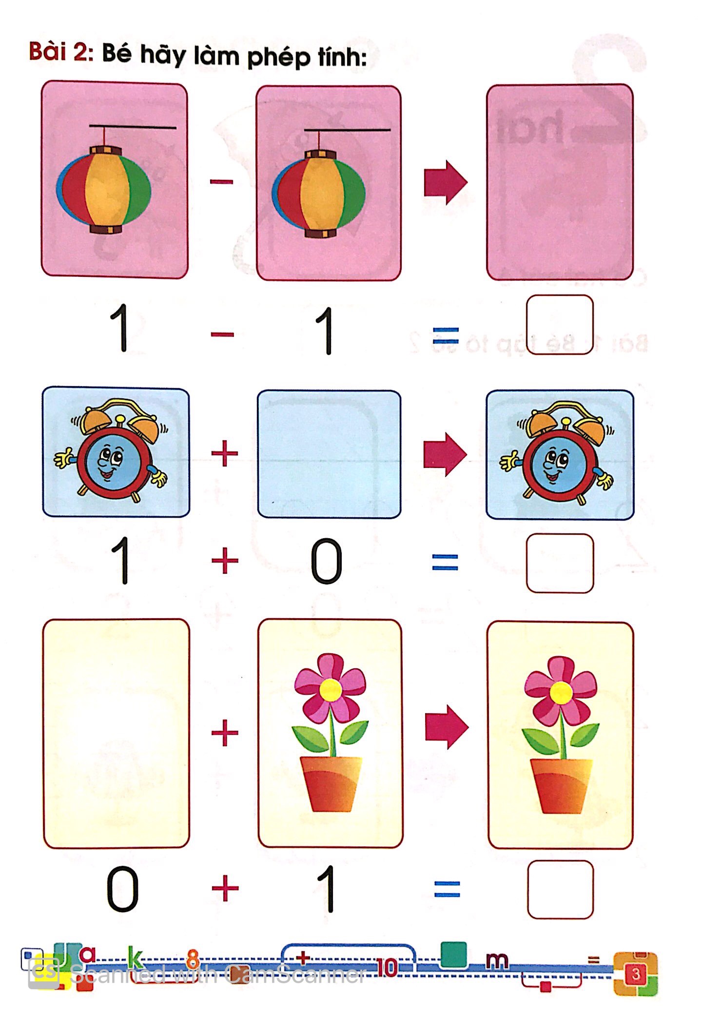 tủ sách bé vào lớp 1 - bé học toán