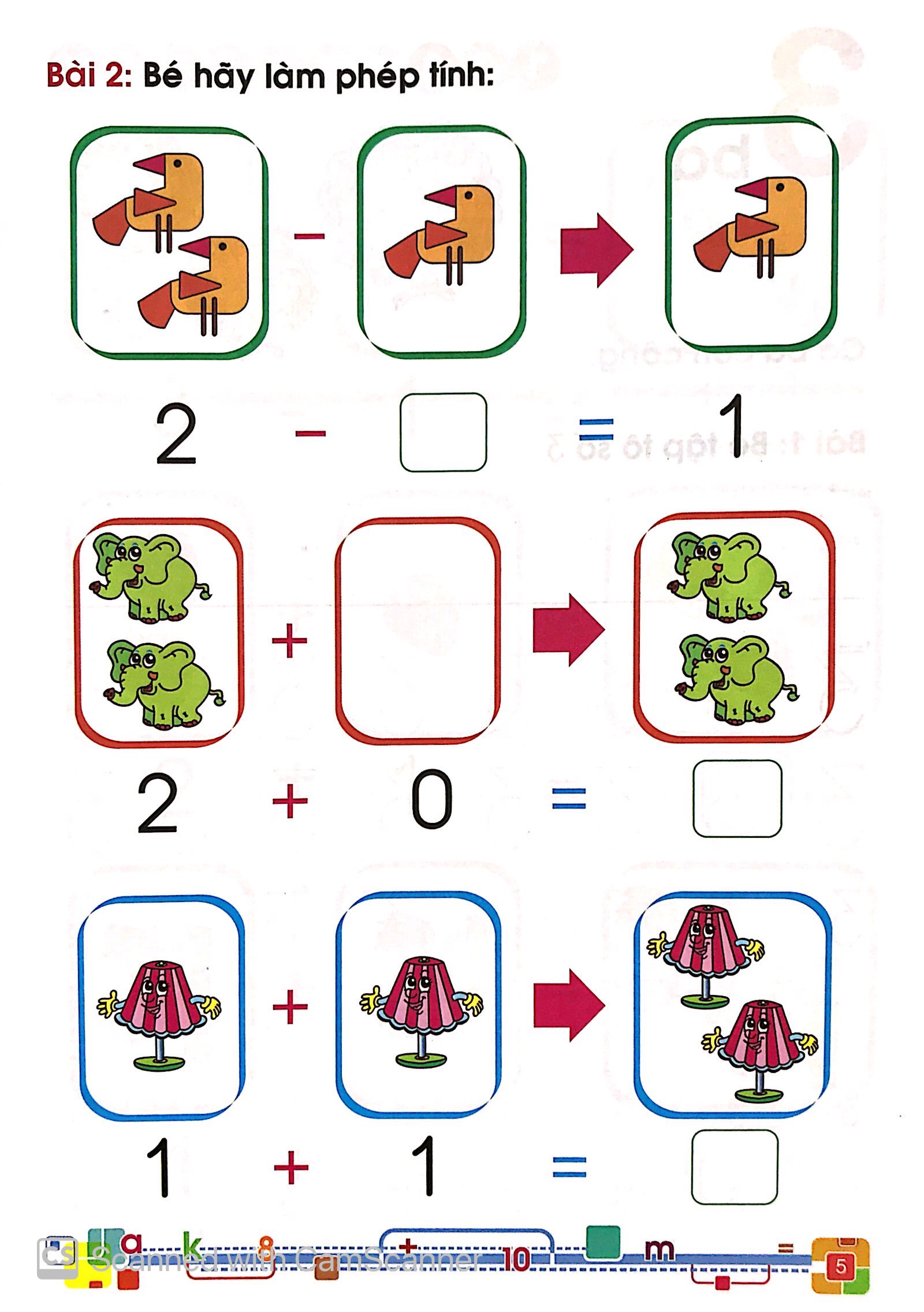 tủ sách bé vào lớp 1 - bé học toán