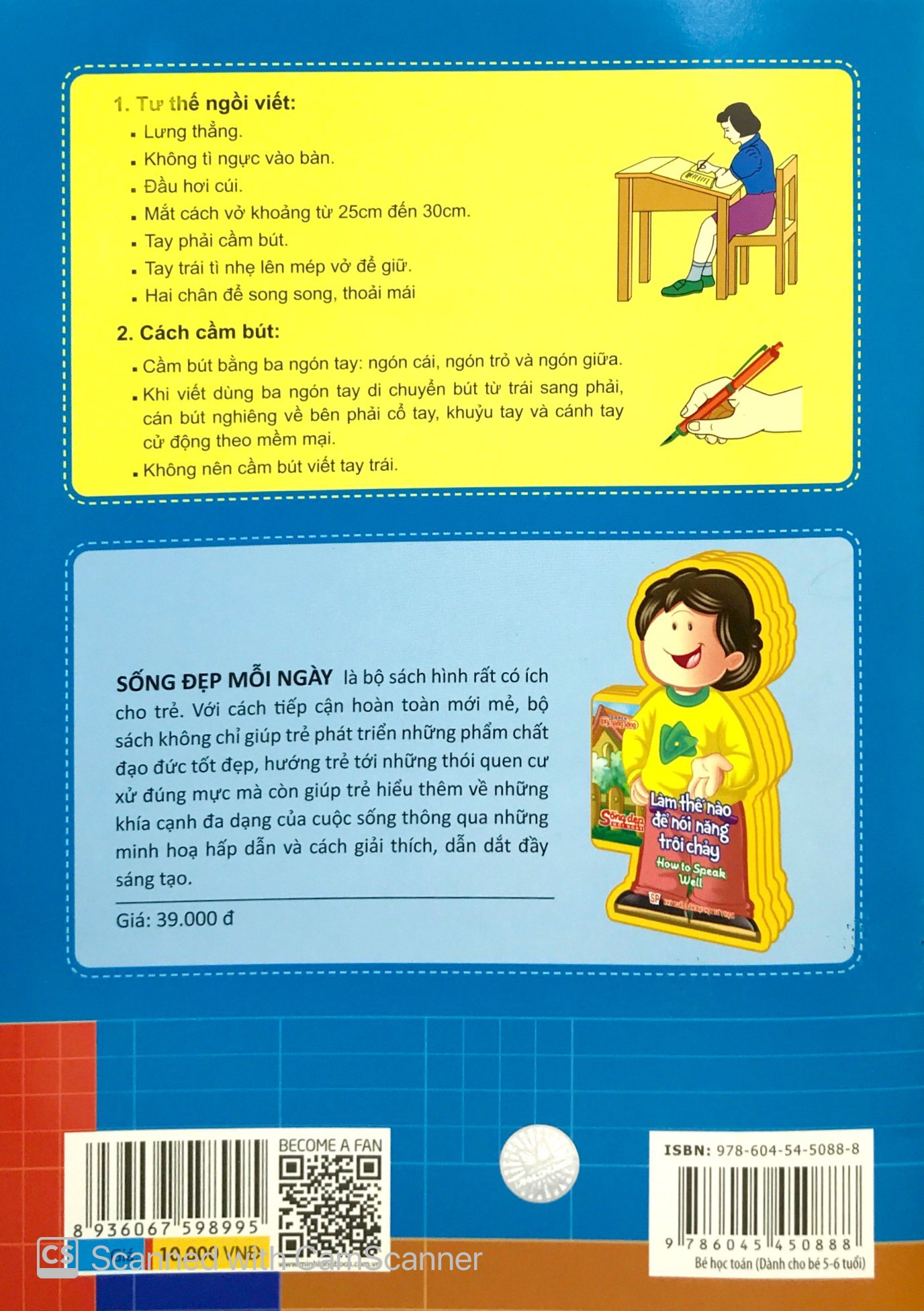 tủ sách bé vào lớp 1 - bé học toán