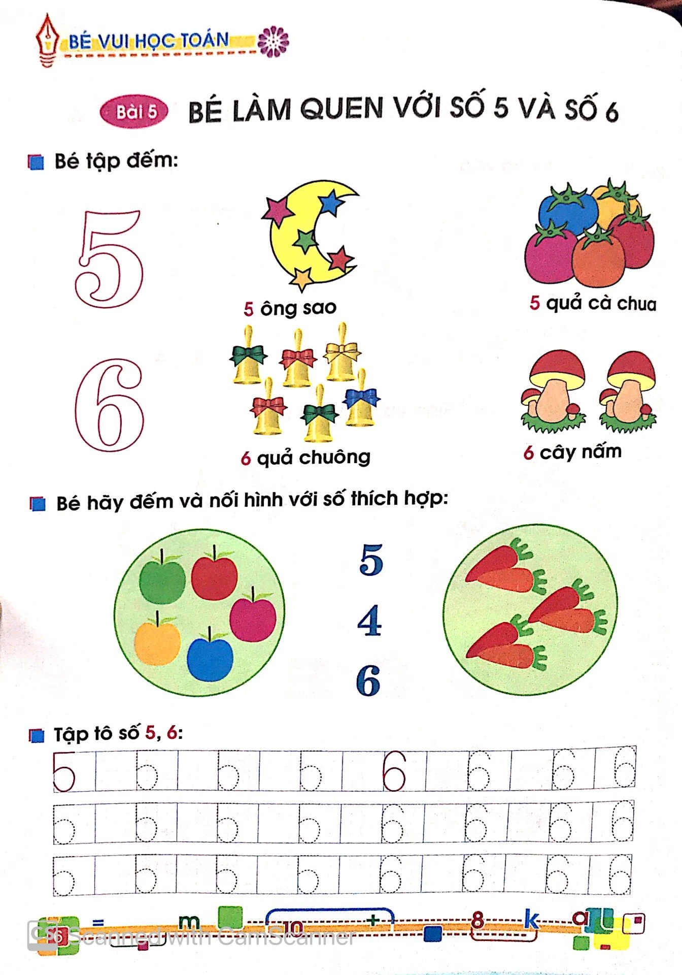 tủ sách bé vào lớp 1 - bé vui học toán (dành cho trẻ mẫu giáo 4 - 5 tuổi) - tái bản 2020