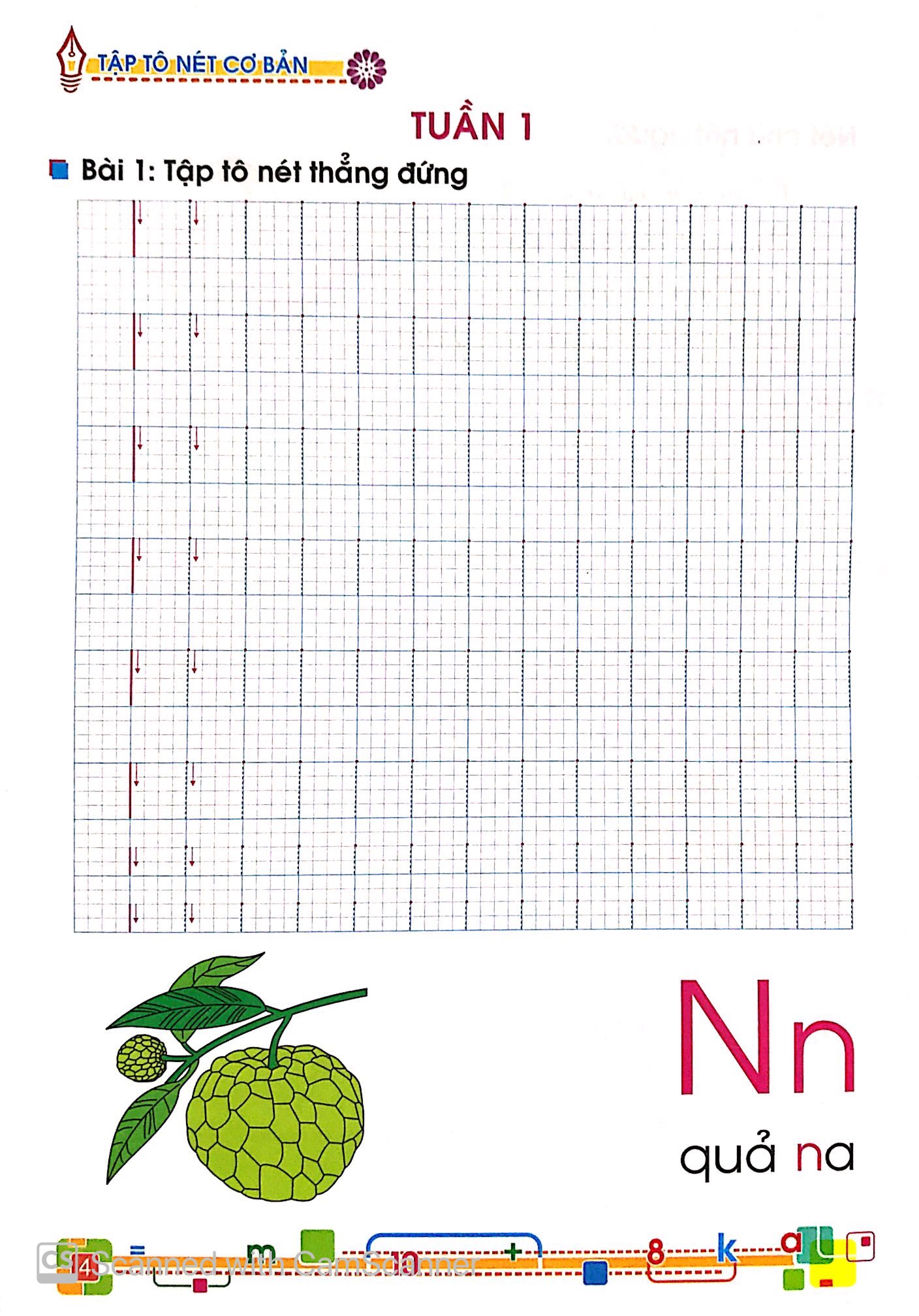 tủ sách bé vào lớp 1 - tập tô nét cơ bản