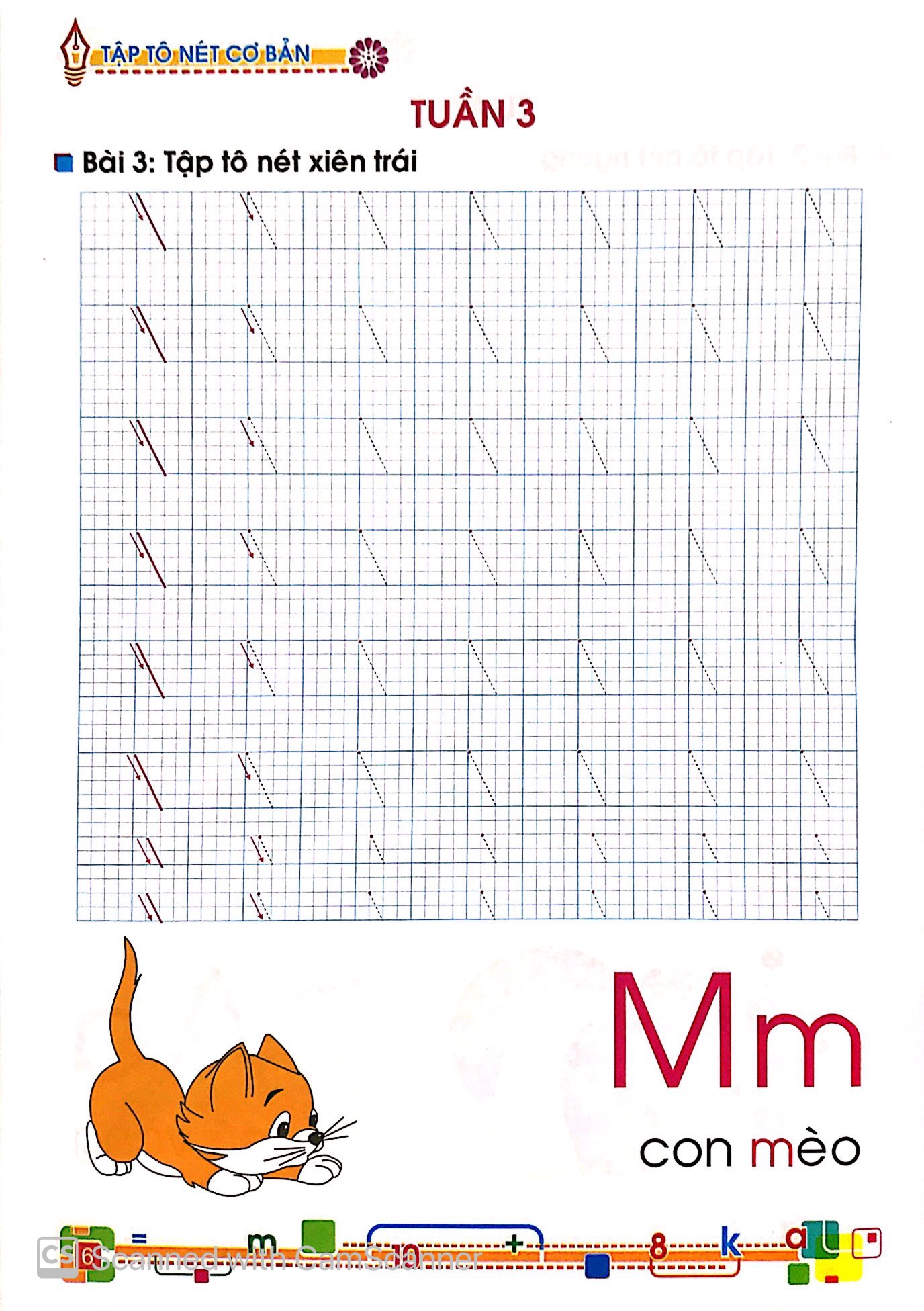 tủ sách bé vào lớp 1 - tập tô nét cơ bản