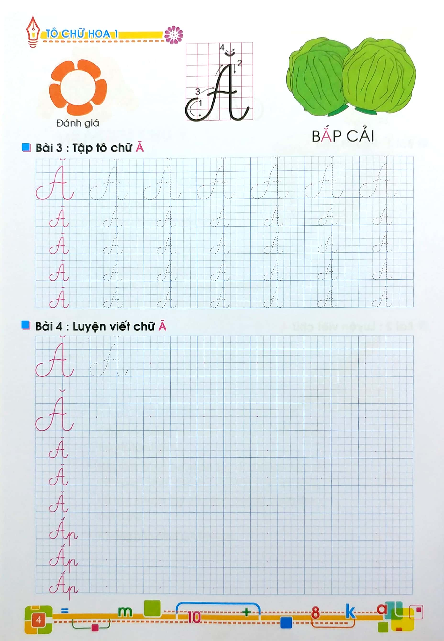 tủ sách bé vào lớp 1 - tô chữ hoa