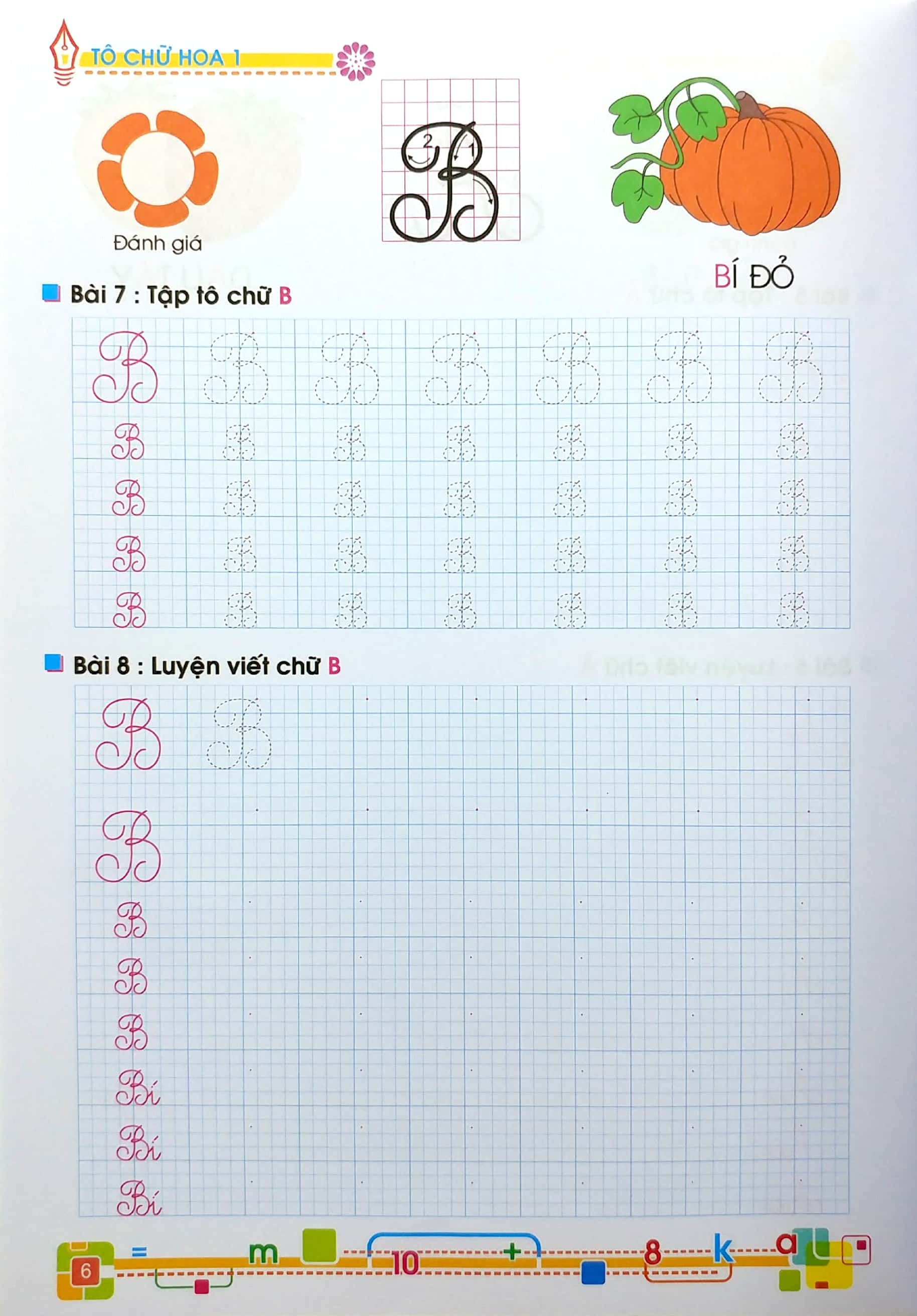 tủ sách bé vào lớp 1 - tô chữ hoa