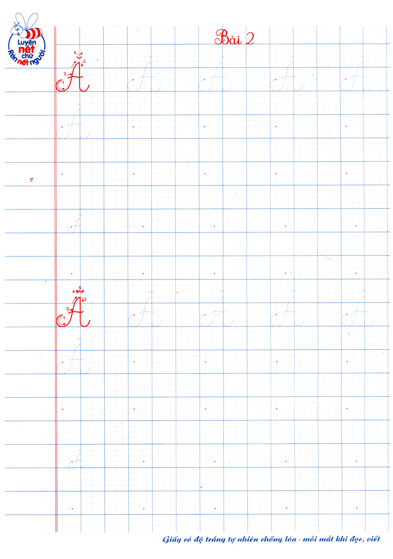 tủ sách bé vào lớp 1 - vở tập viết chữ hoa