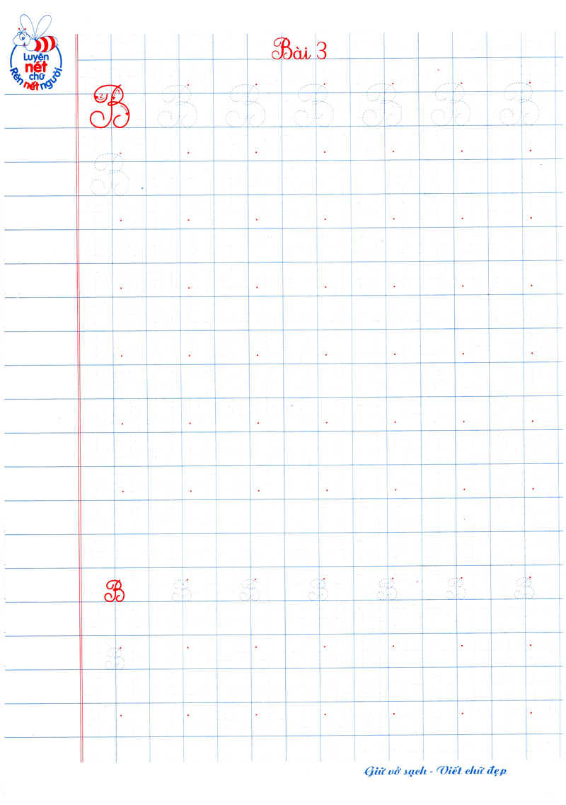 tủ sách bé vào lớp 1 - vở tập viết chữ hoa