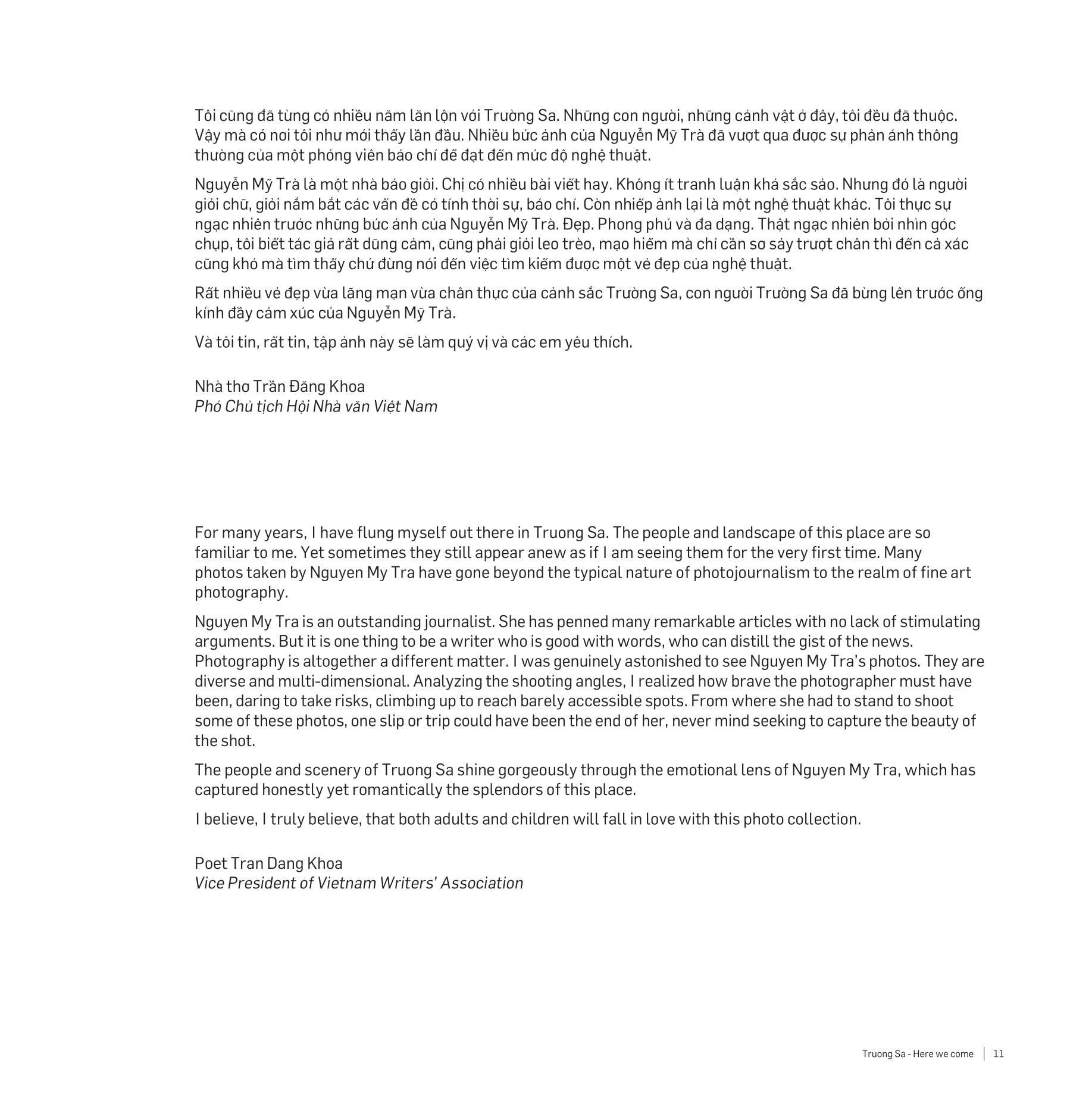 tủ sách biển đảo việt nam - trường sa - nơi ta đến - here were come (tái bản 2024)