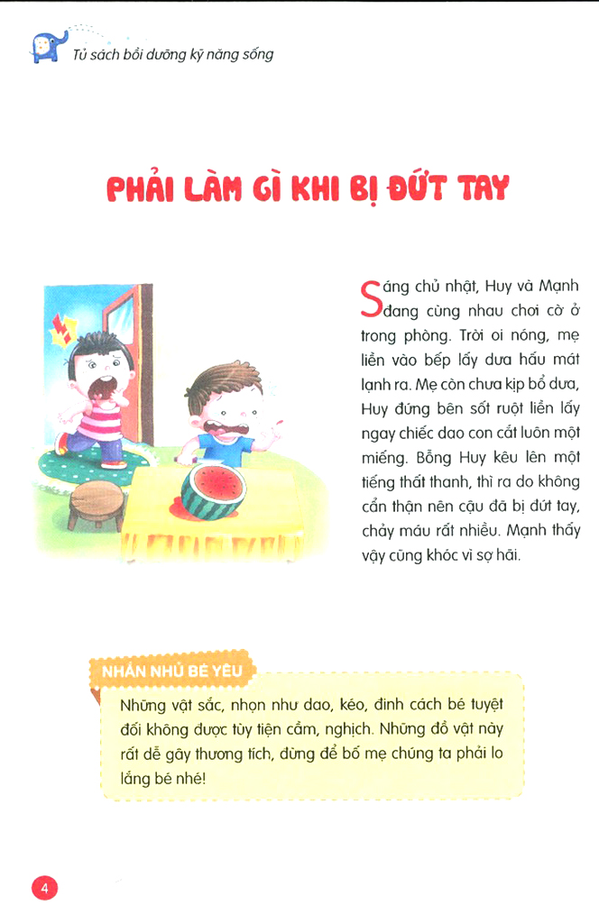 tủ sách bổi dưỡng kỹ năng sống - kỹ năng tự thoát hiểm (tái bản 2023)