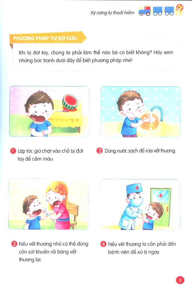 tủ sách bổi dưỡng kỹ năng sống - kỹ năng tự thoát hiểm (tái bản 2023)