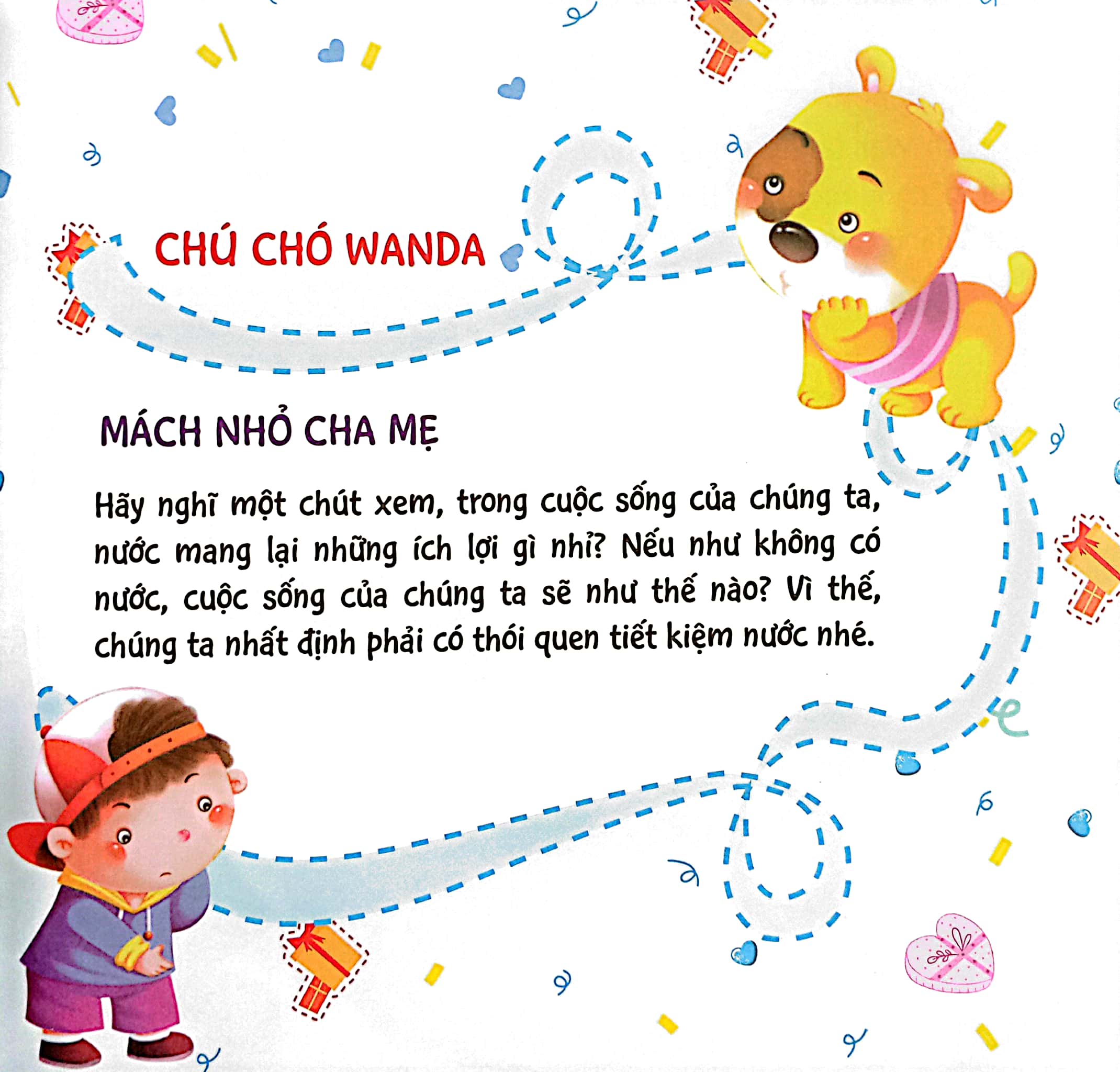 tủ sách bồi dưỡng nhân cách cho bé - sự quan tâm