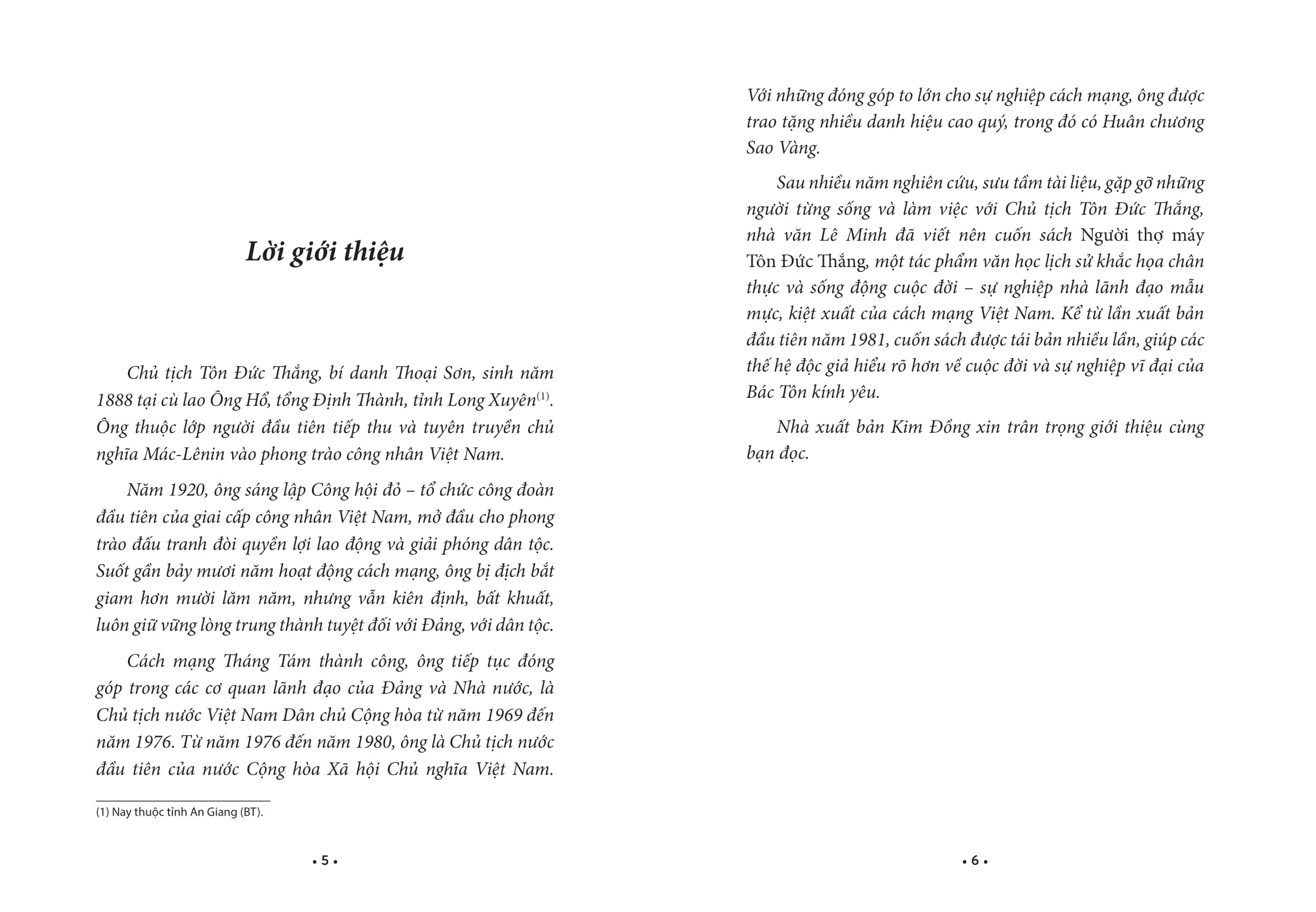 Tu Sach Cac Nha Cach Mang Tien Boi - Nguoi Tho May Ton Duc Thang