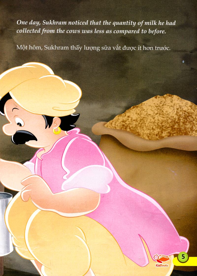 tủ sách câu chuyện đạo đức - quyết định của bò (song ngữ)