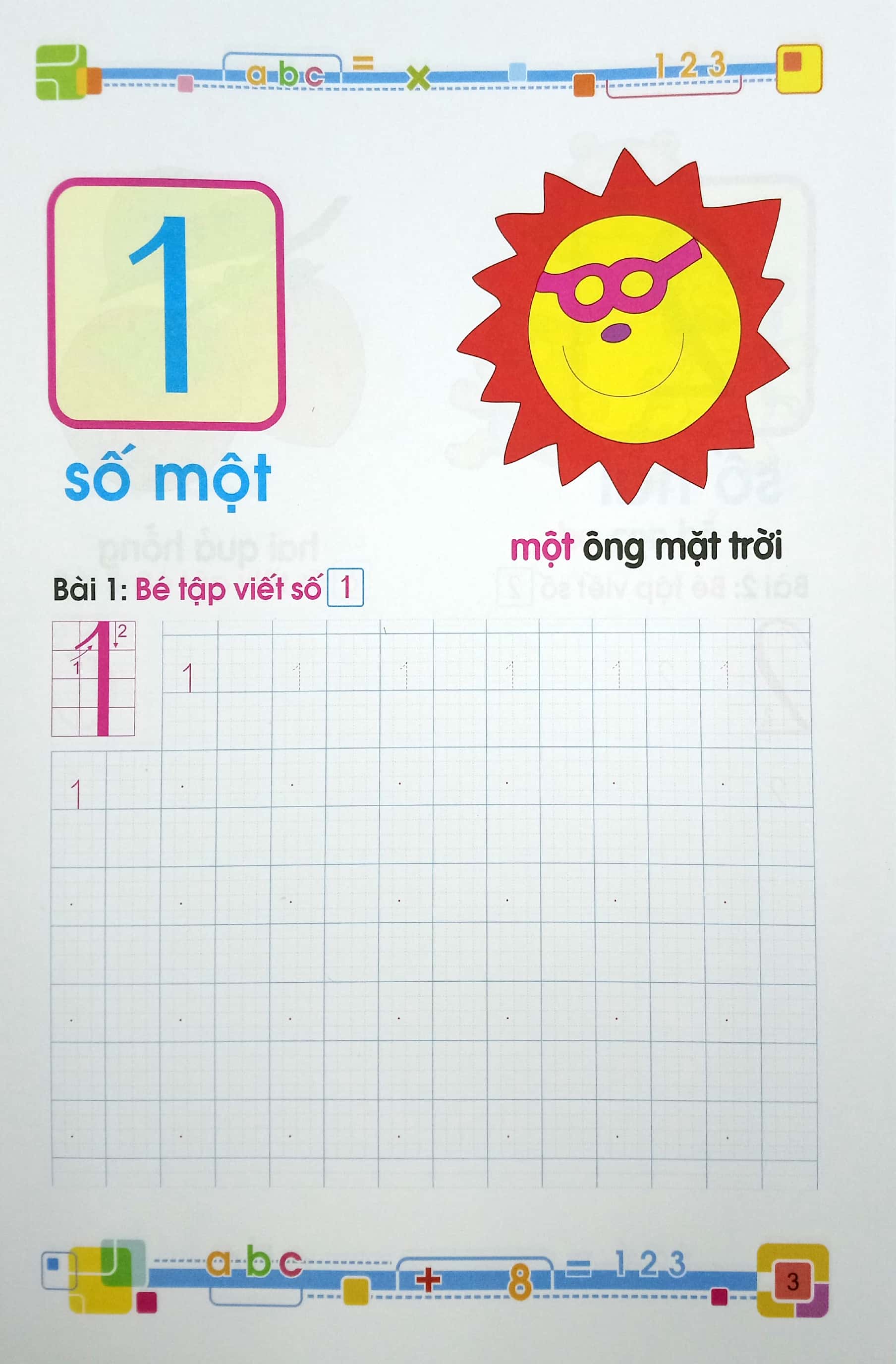 tủ sách cho bé vào lớp 1 - bé học toán dành cho học sinh mẫu giáo lớn