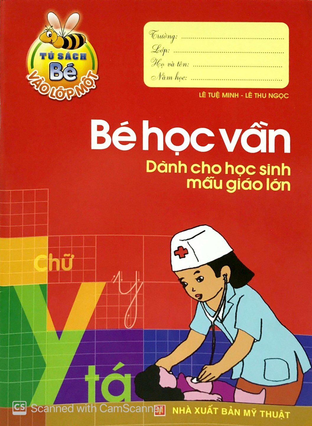 tủ sách cho bé vào lớp 1 - bé học vần - dành cho học sinh mẫu giáo lớn