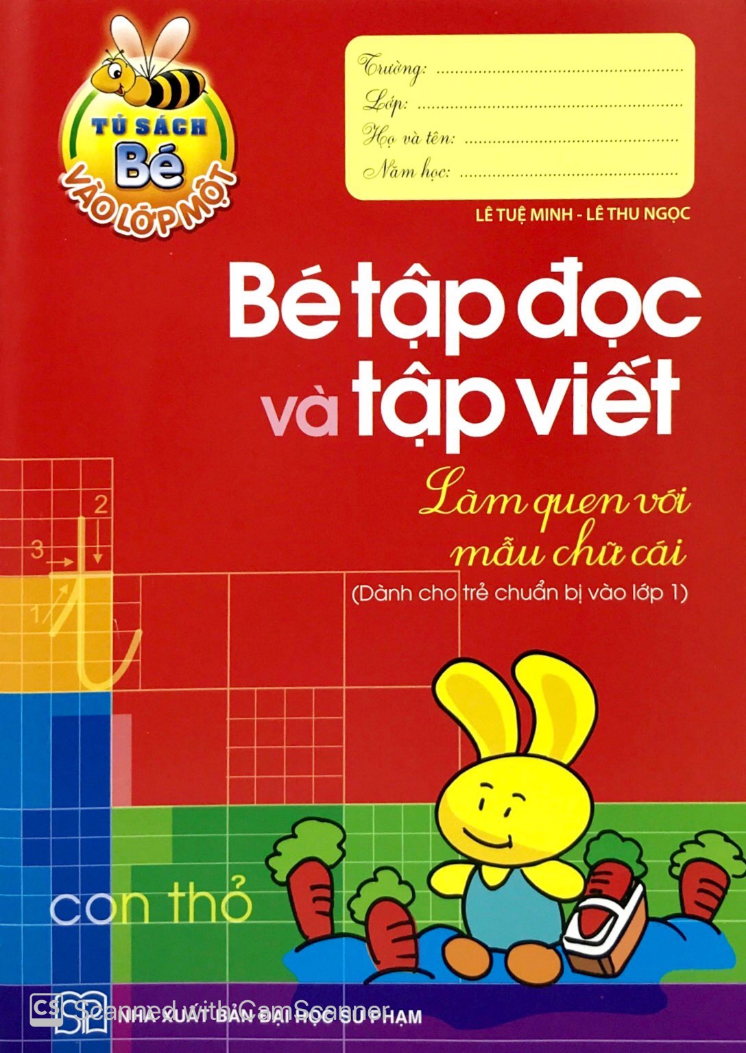 tủ sách cho bé vào lớp 1 - bé tập đọc và tập viết