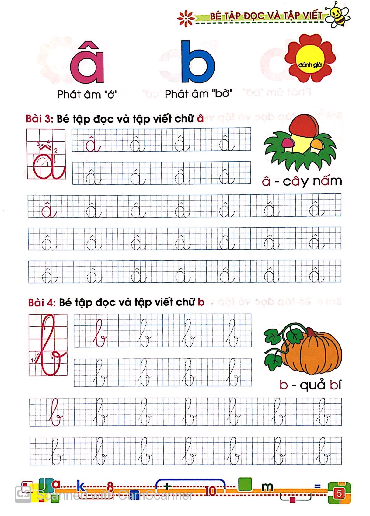 tủ sách cho bé vào lớp 1 - bé tập đọc và tập viết