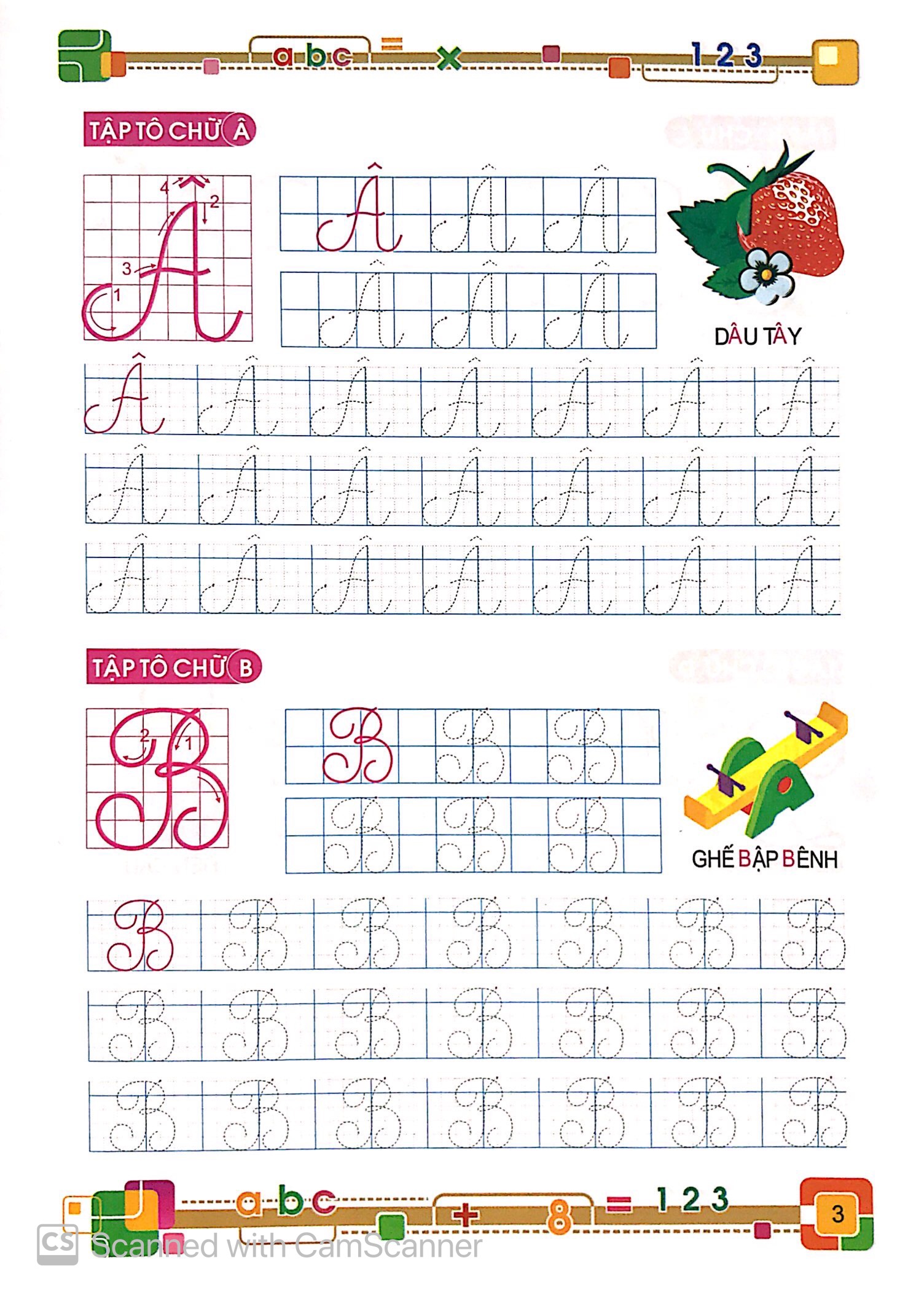 tủ sách cho bé vào lớp 1 - bé tập tô chữ viết hoa (dành cho bé 4-5 tuổi) (tái bản 2023)