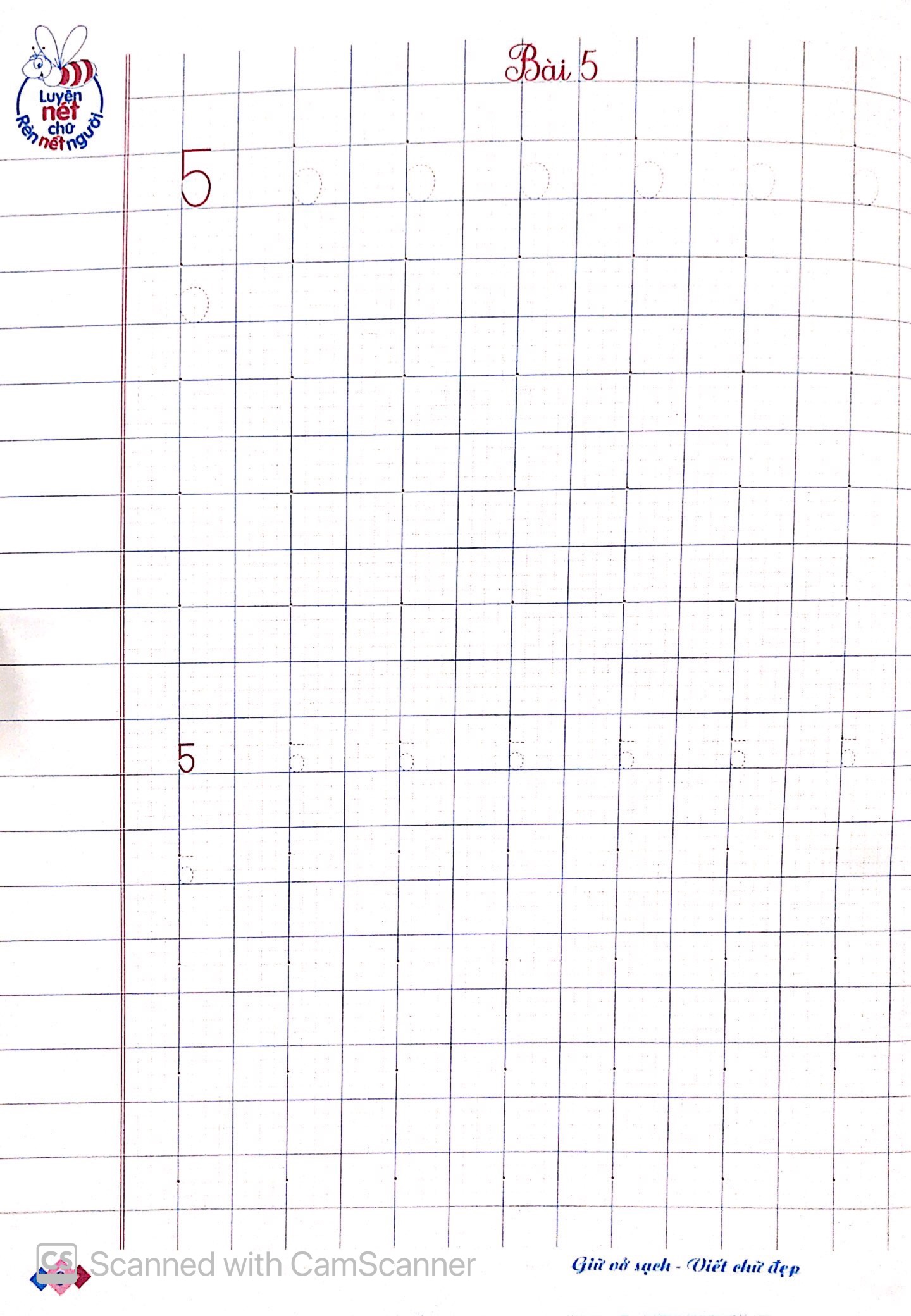 tủ sách cho bé vào lớp 1 - vở tập viết chữ số (dành cho trẻ mẫu giáo 5 - 6 tuổi) - tái bản 2020