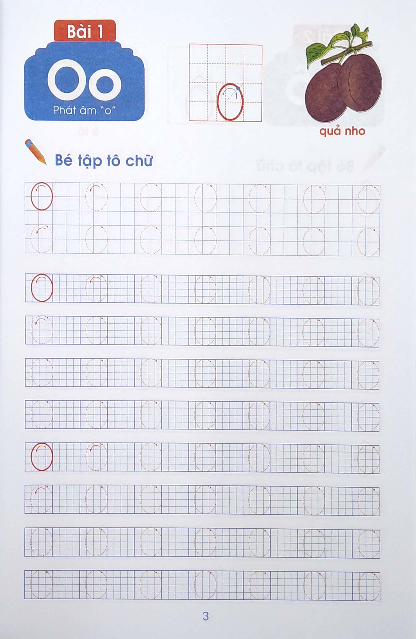 tủ sách chuẩn bị cho bé vào lớp 1 - bé tô màu chữ cái (4-5 tuổi)