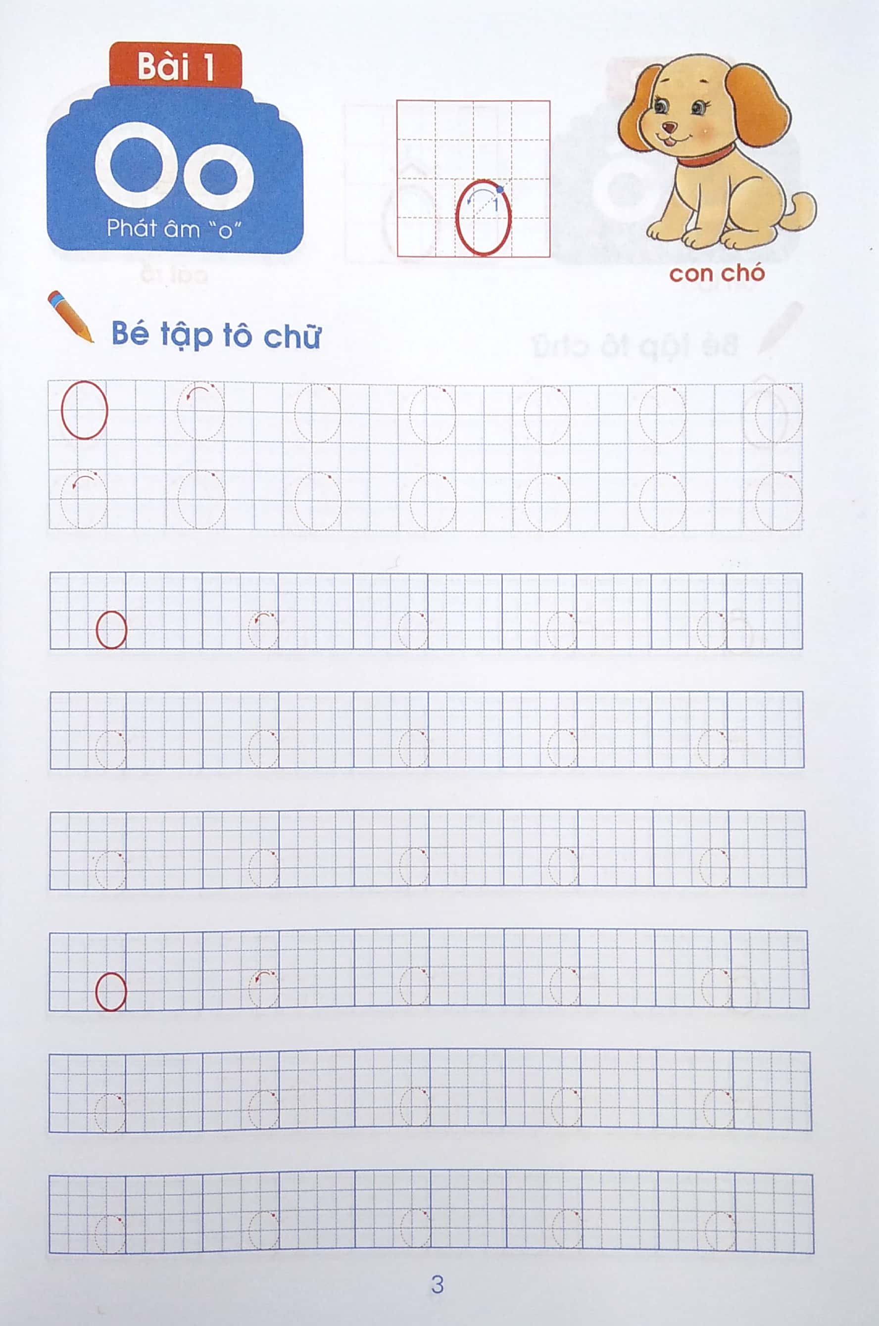 tủ sách chuẩn bị cho bé vào lớp 1 - bé tô màu chữ cái (5-6 tuổi)