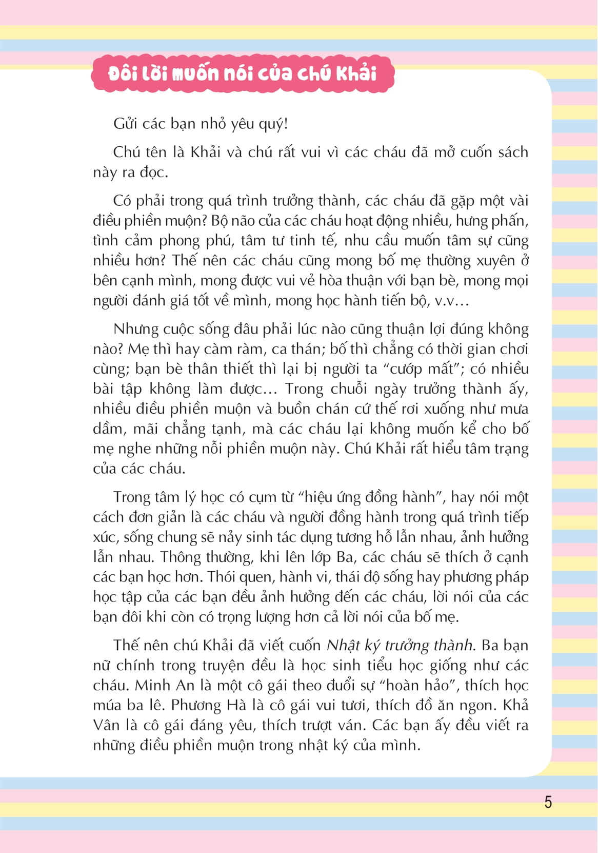tủ sách cùng con trưởng thành - nhật ký trưởng thành - bạn thân đôi khi thật khó hiểu