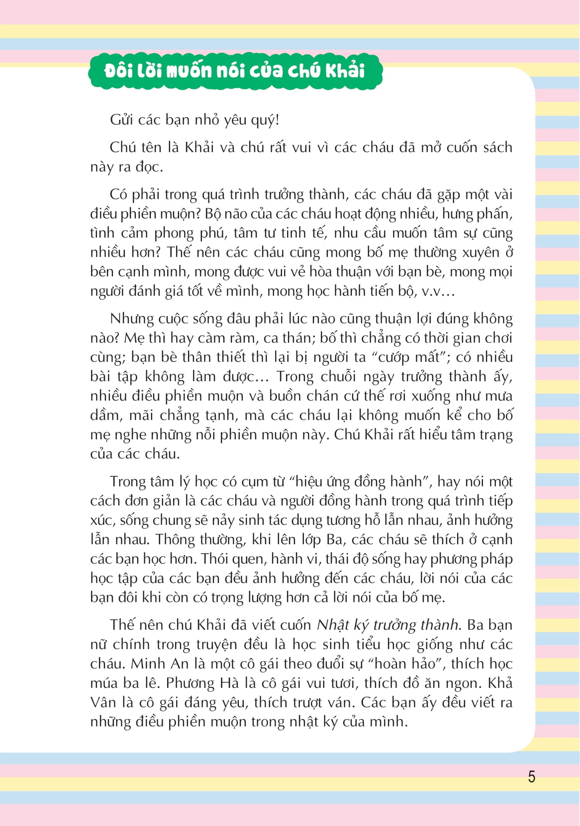 tủ sách cùng con trưởng thành - nhật ký trưởng thành - bố mẹ mình vẫn là tốt nhất