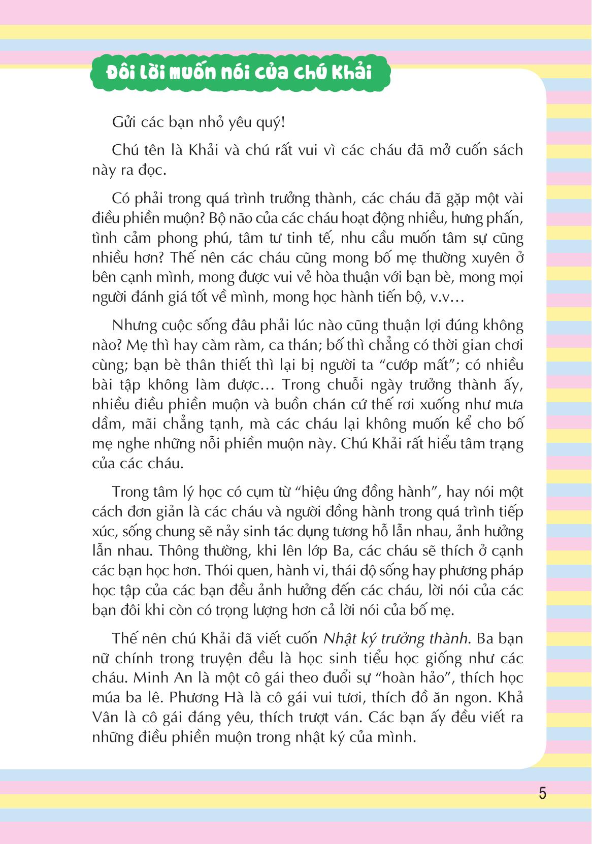 tủ sách cùng con trưởng thành - nhật ký trưởng thành - bố mẹ mình vẫn là tốt nhất