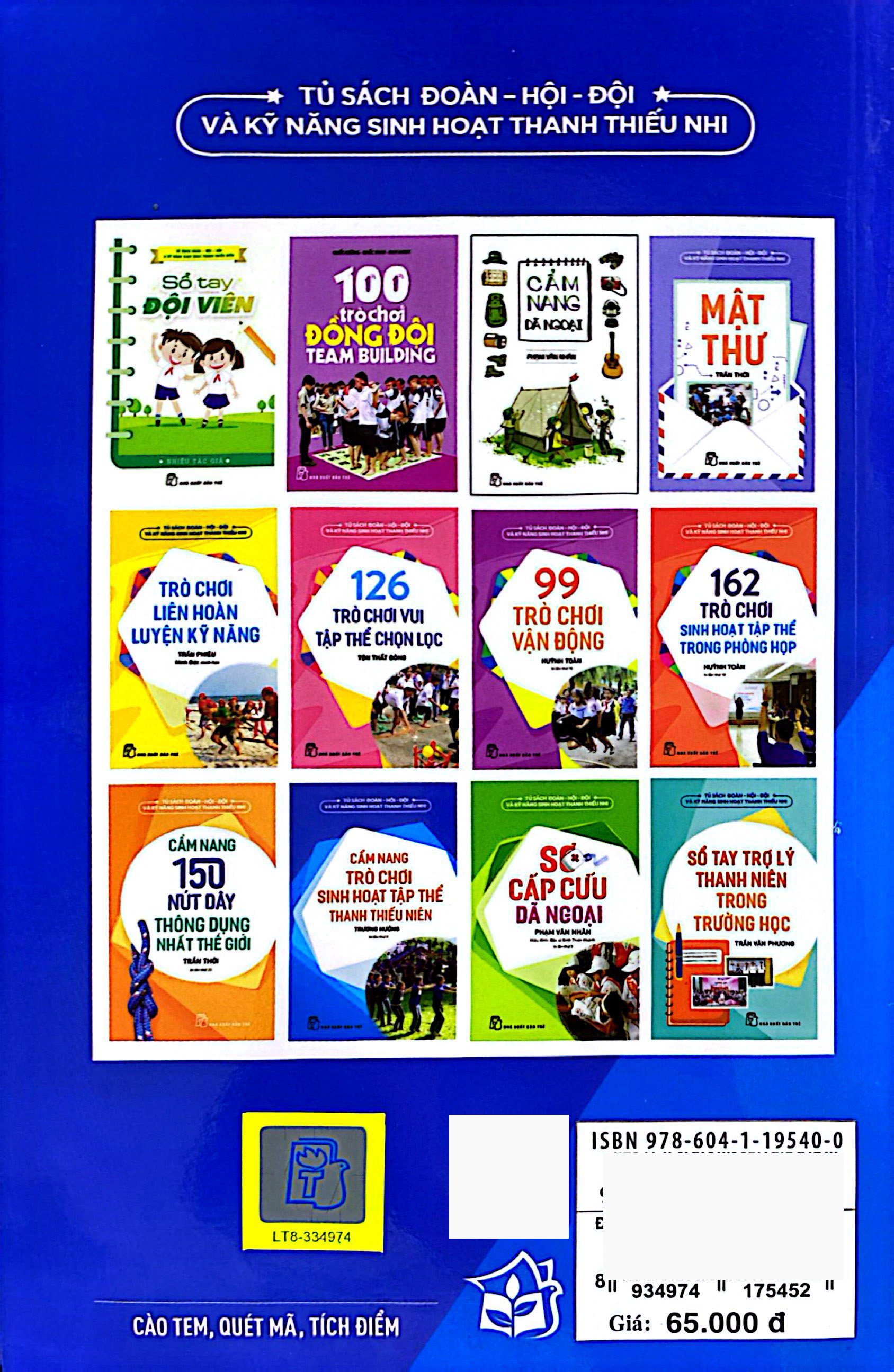 tủ sách đoàn - hội - đội và kỹ năng sinh hoạt thiếu nhi - cẩm nang trò chơi sinh hoạt tập thể thanh thiếu niên (2022)